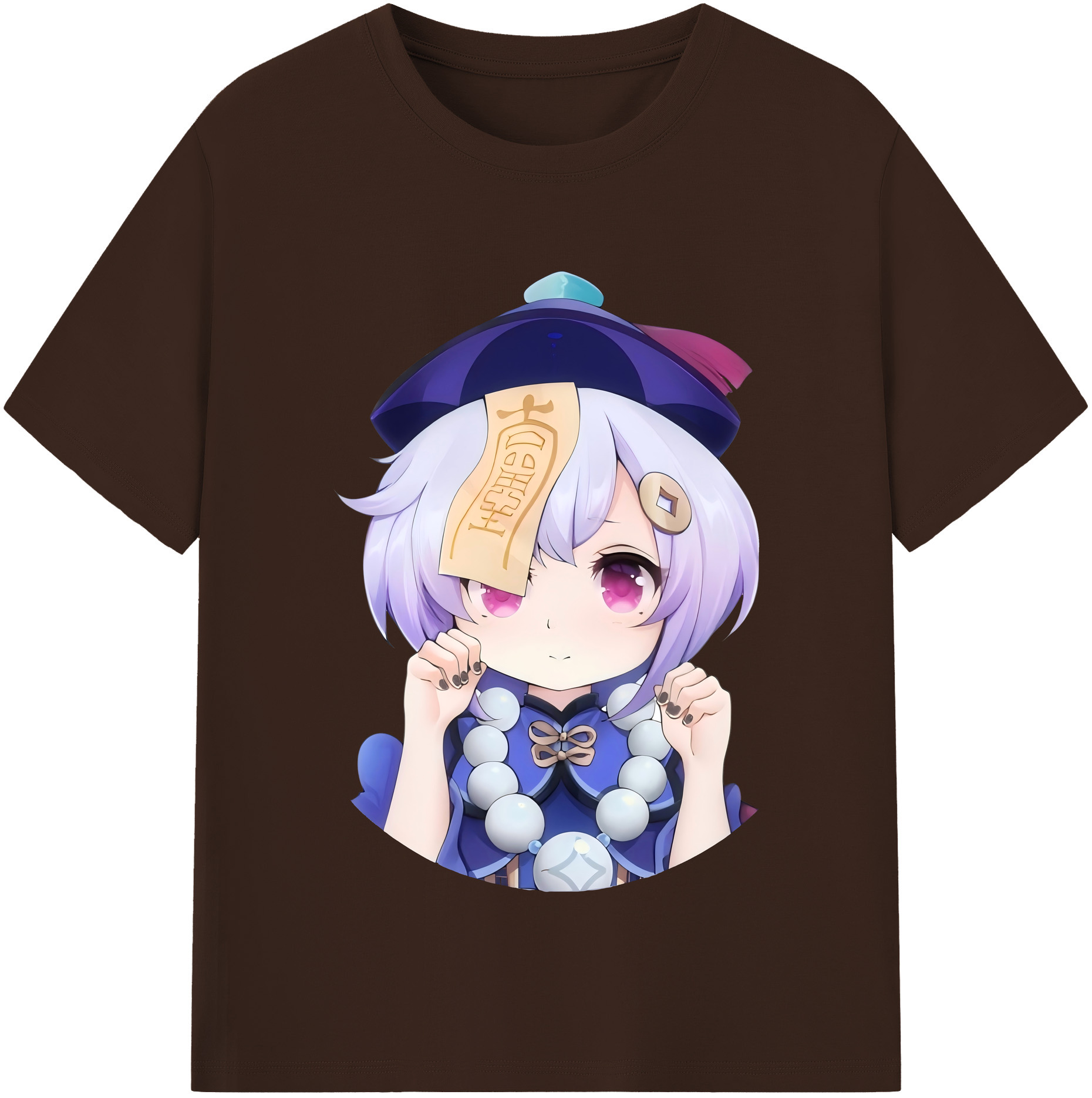 げんし神 七七 なな  genshin Nana 綿100％半袖Tシャツ（フロントプリント）
