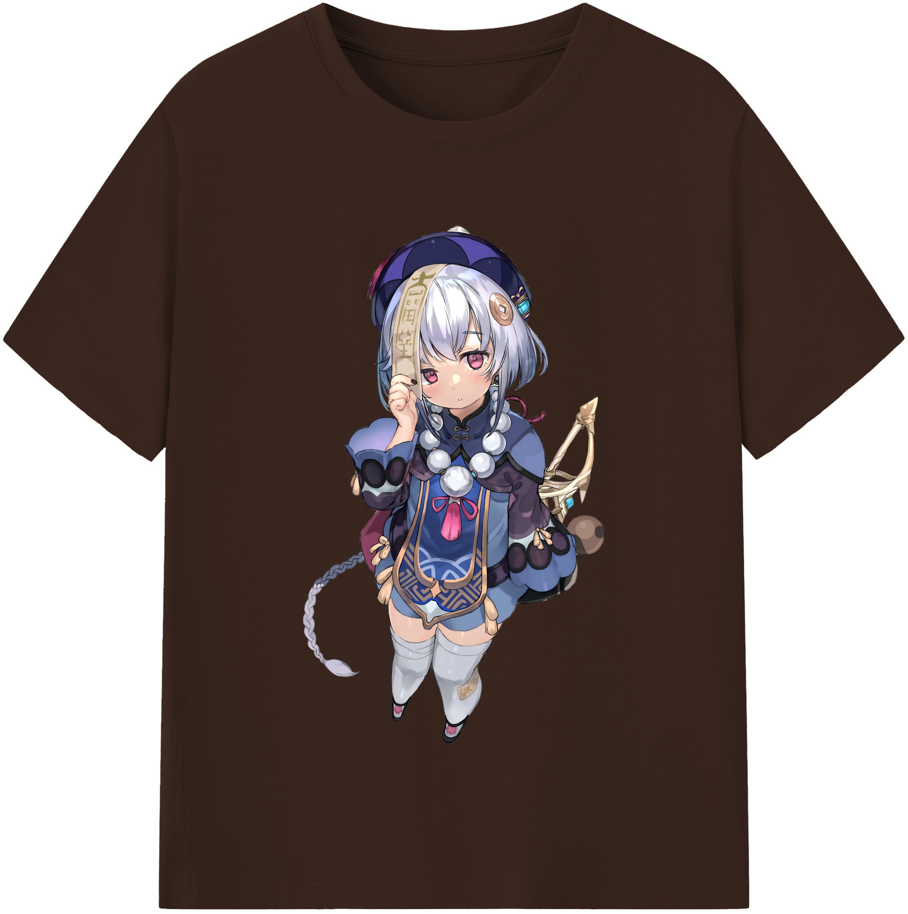 げんし神 七七 なな  genshin Nana 綿100％半袖Tシャツ（フロントプリント）
