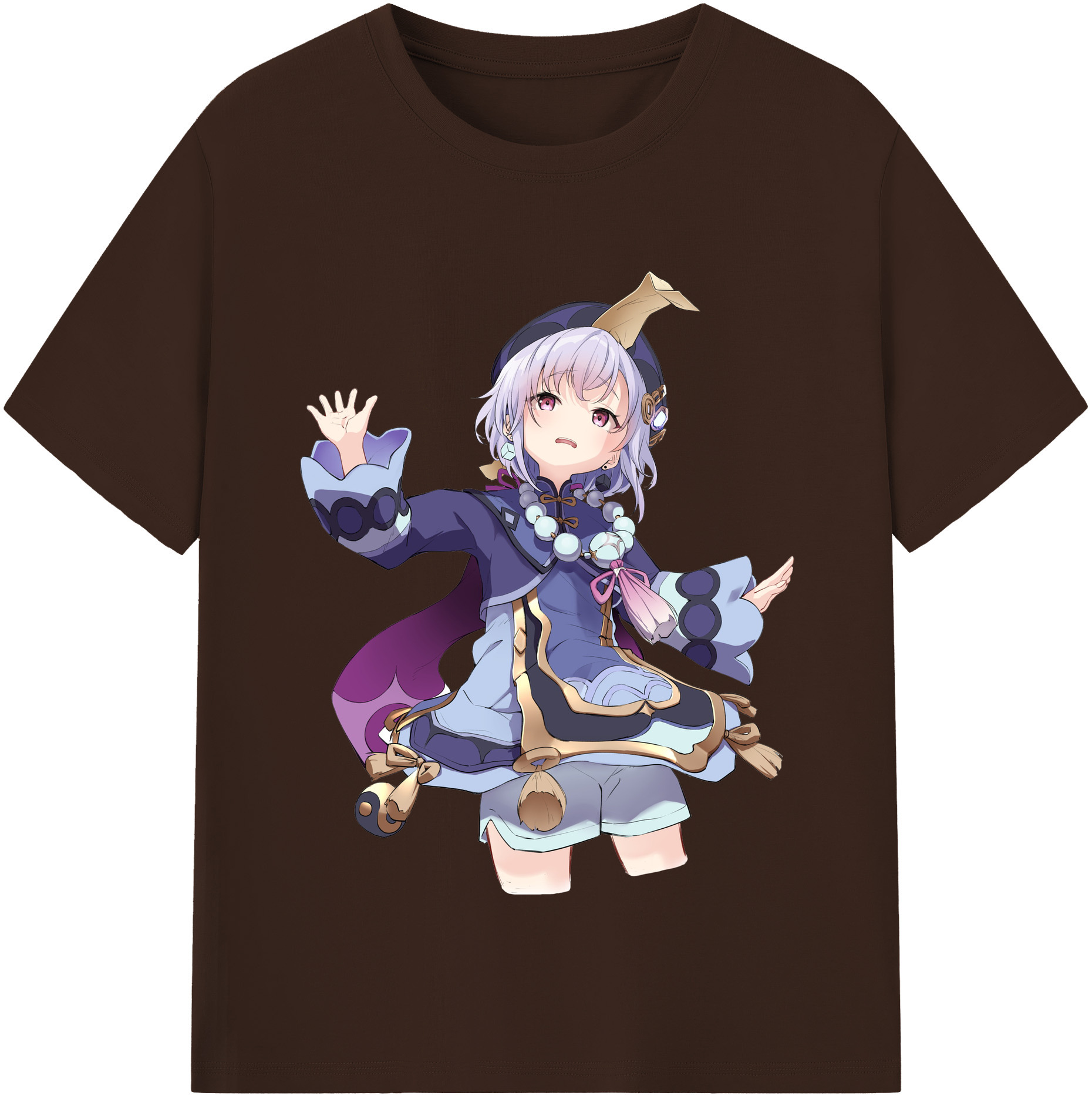 げんし神 七七 なな  genshin Nana 綿100％半袖Tシャツ（フロントプリント）