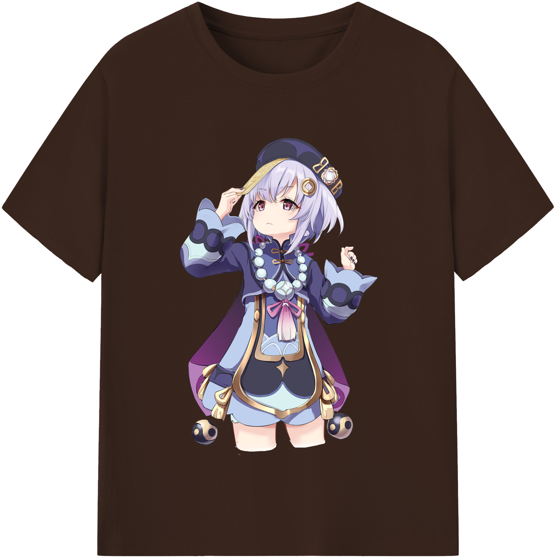 げんし神 七七 なな  genshin Nana 綿100％半袖Tシャツ（フロントプリント）