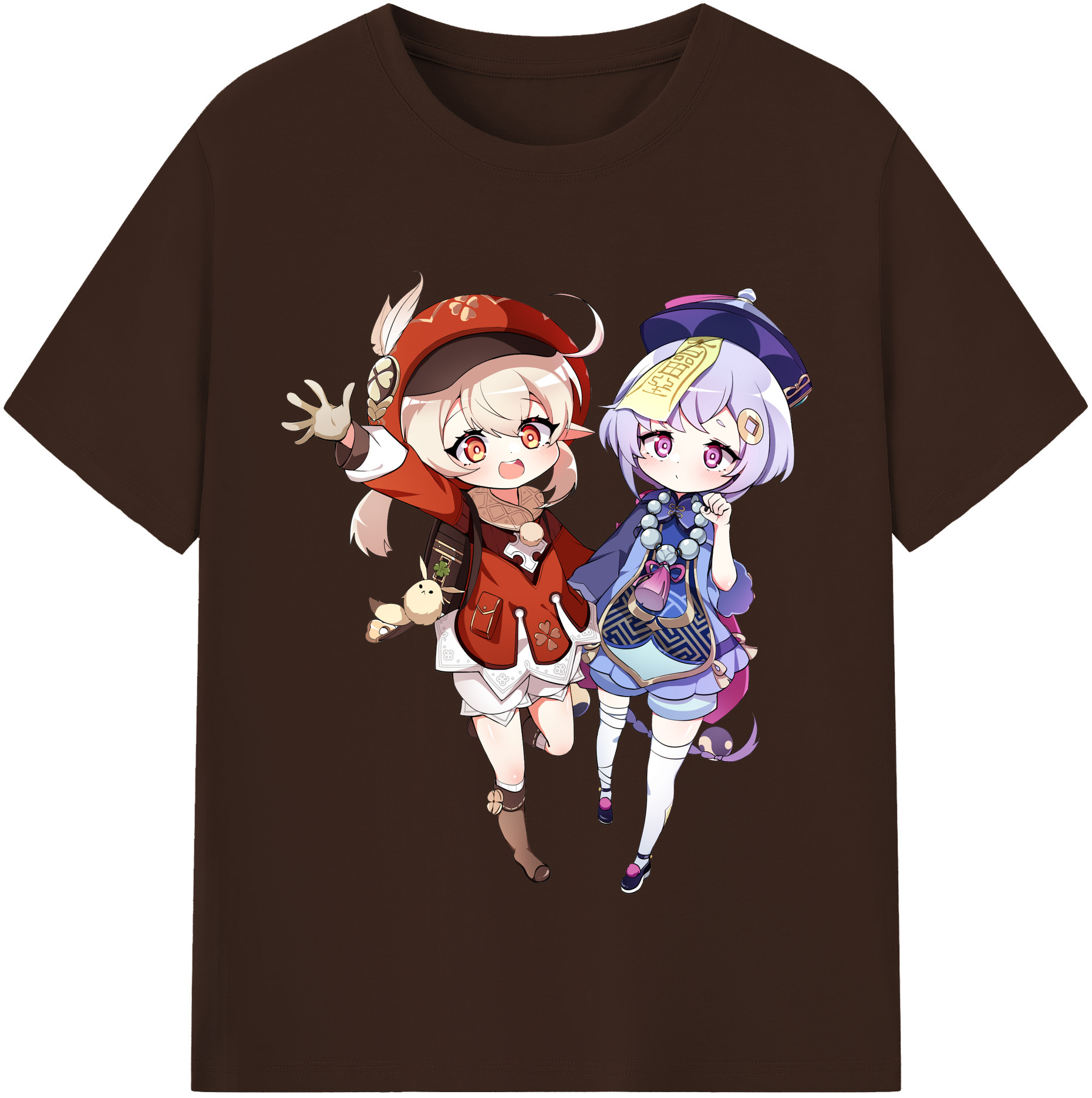 げんし神 七七 なな  genshin Nana 綿100％半袖Tシャツ（フロントプリント）