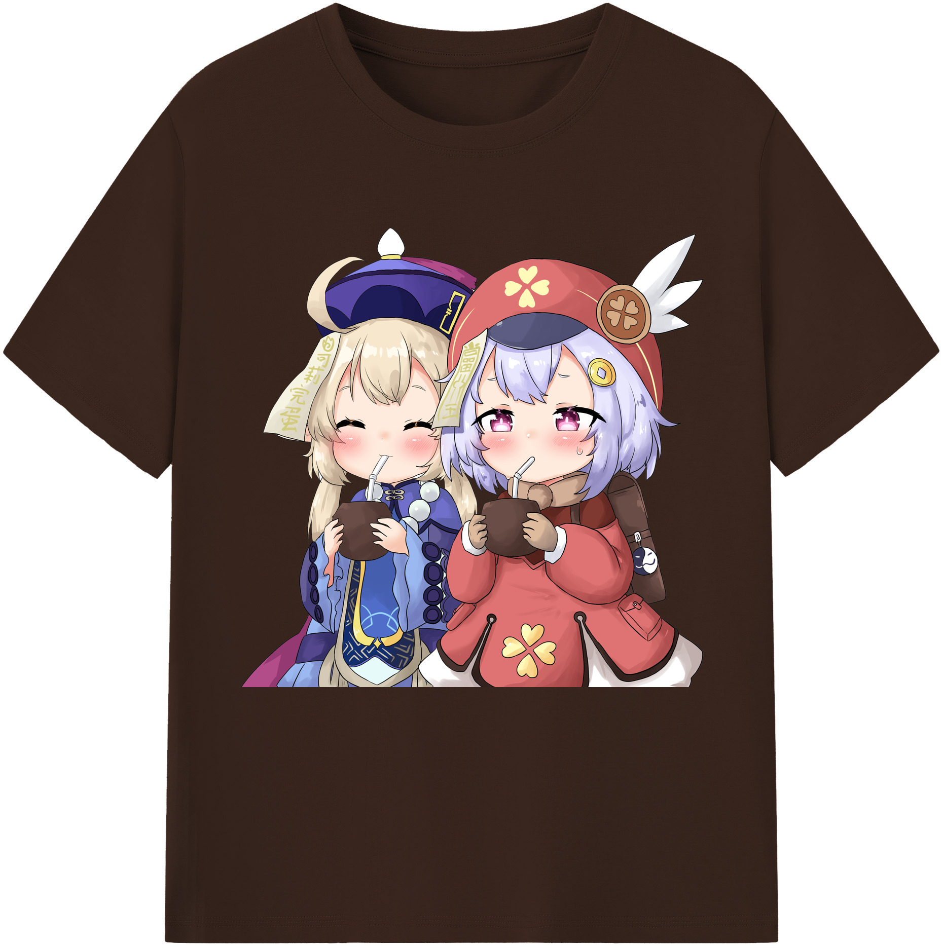 げんし神 七七 なな  genshin Nana 綿100％半袖Tシャツ（フロントプリント）