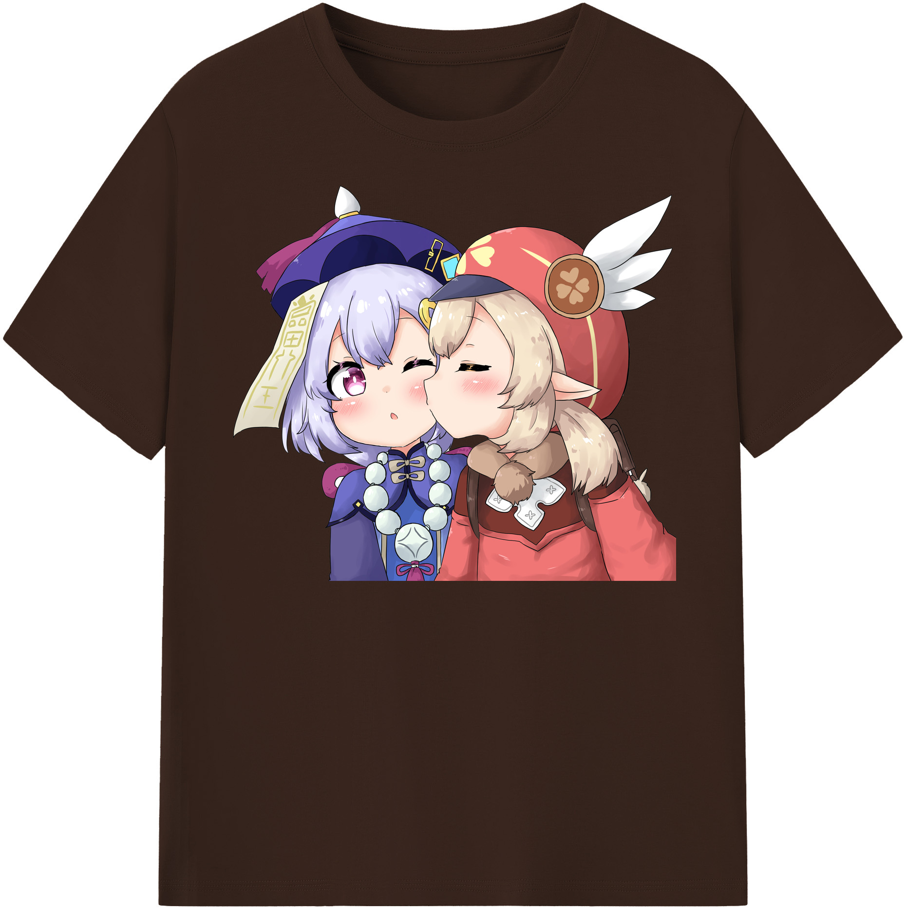 げんし神 七七 なな  genshin Nana 綿100％半袖Tシャツ（フロントプリント）