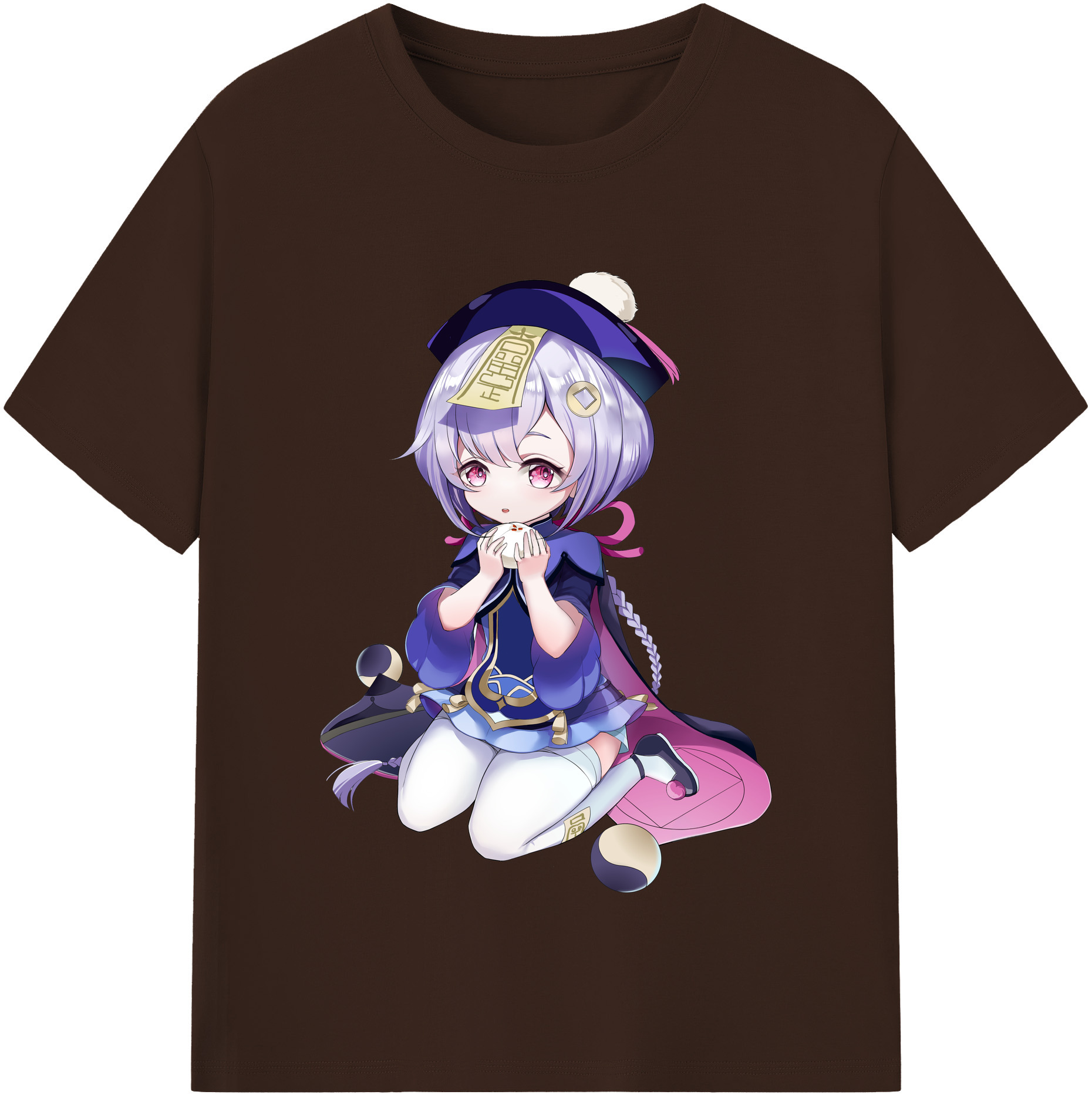 げんし神 七七 なな  genshin Nana 綿100％半袖Tシャツ（フロントプリント）
