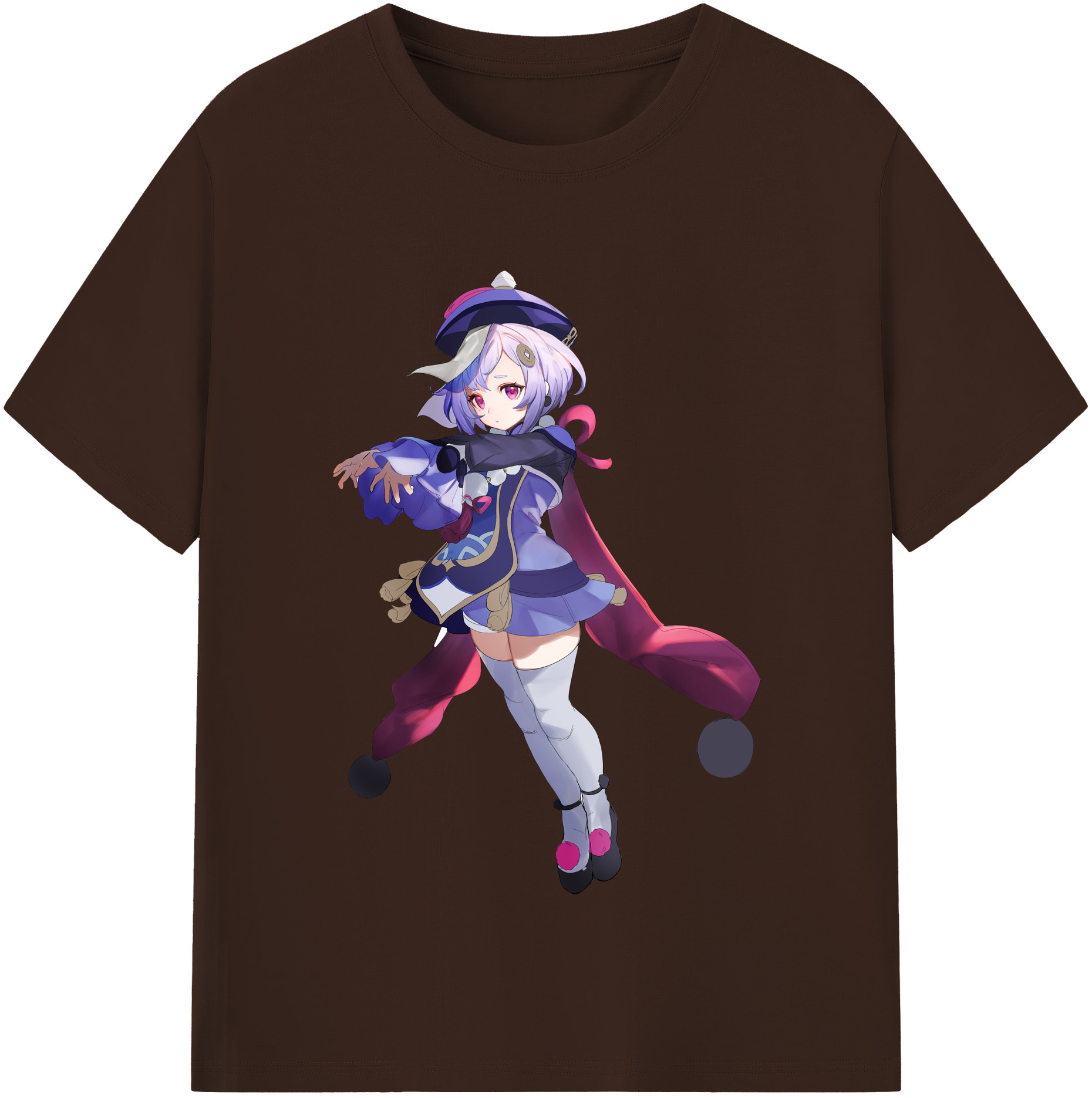 げんし神 七七 なな  genshin Nana 綿100％半袖Tシャツ（フロントプリント）
