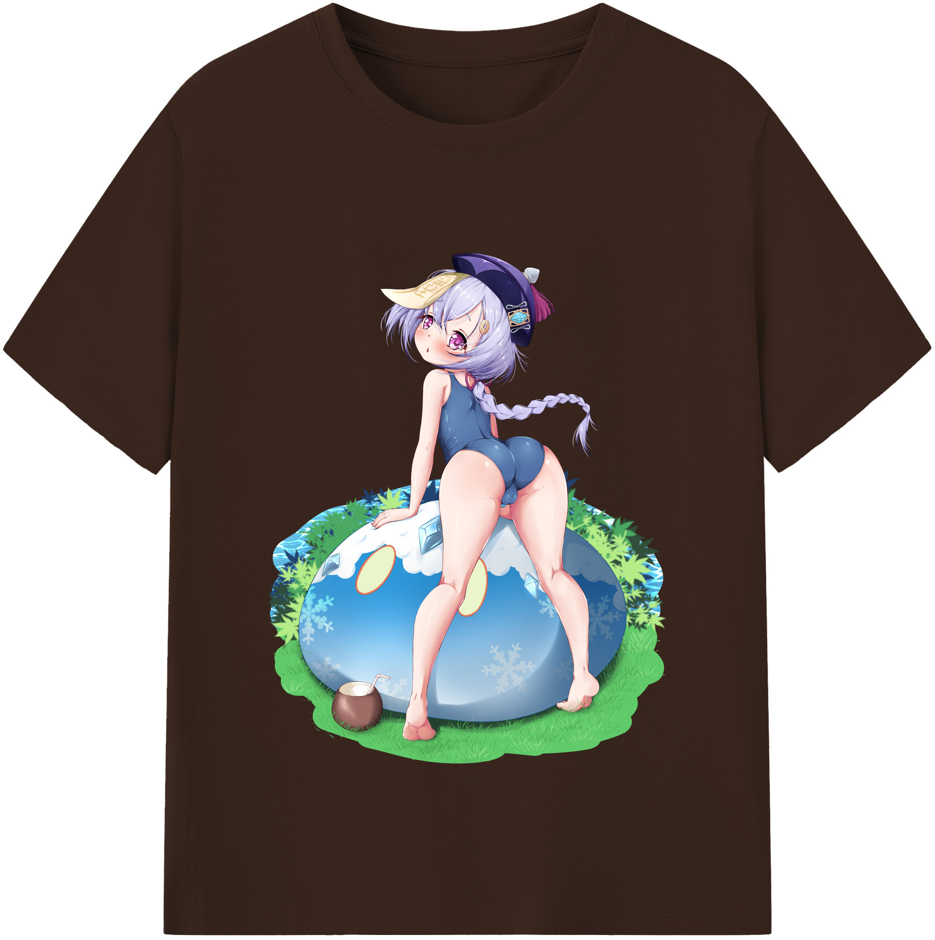 げんし神 七七 なな  genshin Nana 綿100％半袖Tシャツ（フロントプリント）