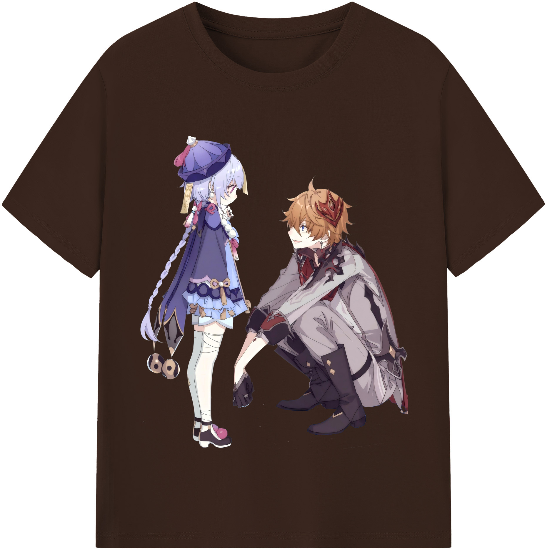 げんし神 七七 なな  genshin Nana 綿100％半袖Tシャツ（フロントプリント）