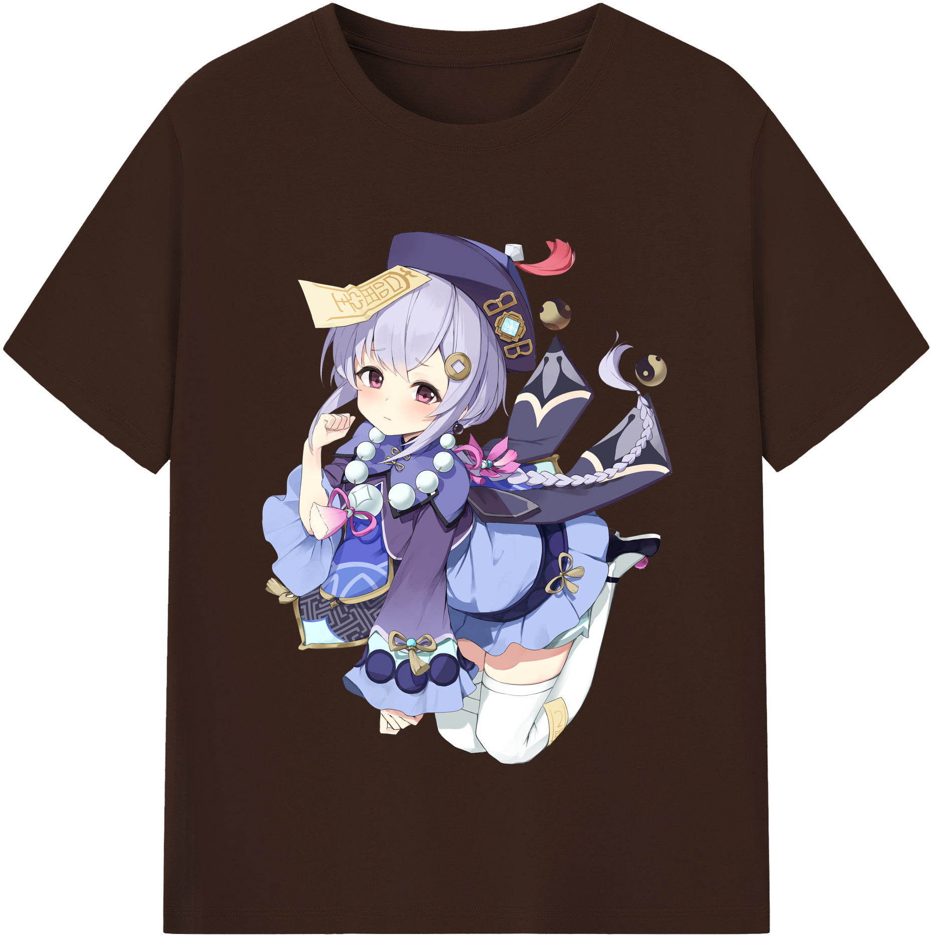 げんし神 七七 なな  genshin Nana 綿100％半袖Tシャツ（フロントプリント）