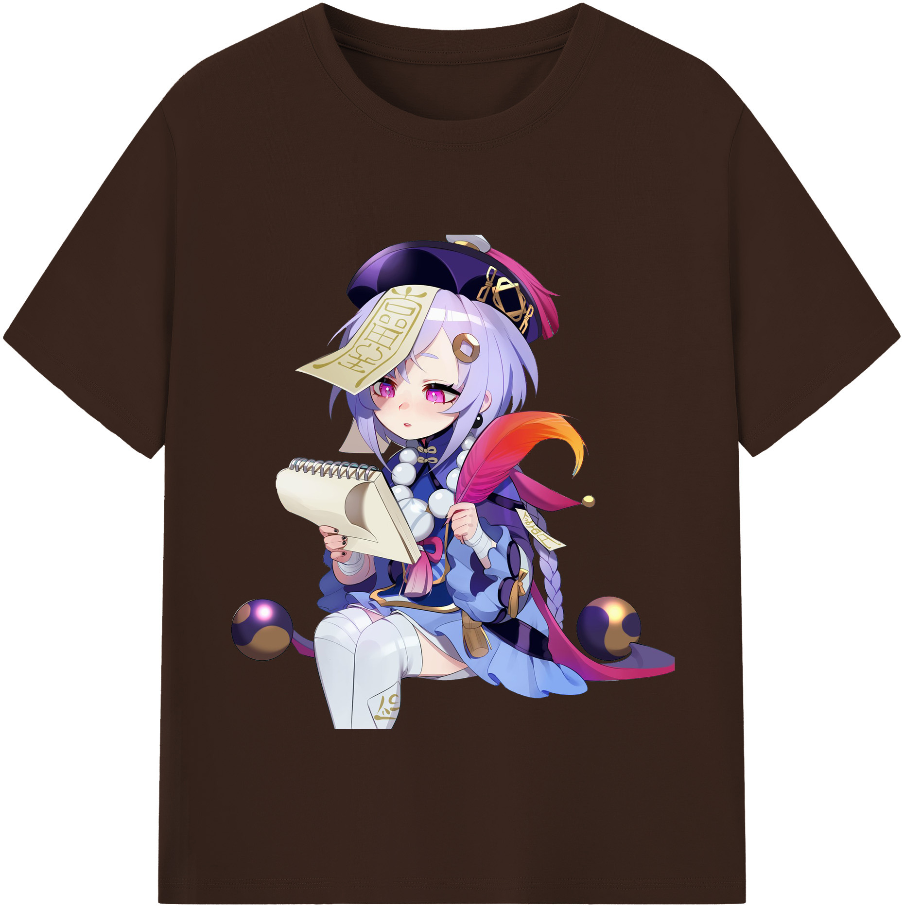げんし神 七七 なな  genshin Nana 綿100％半袖Tシャツ（フロントプリント）