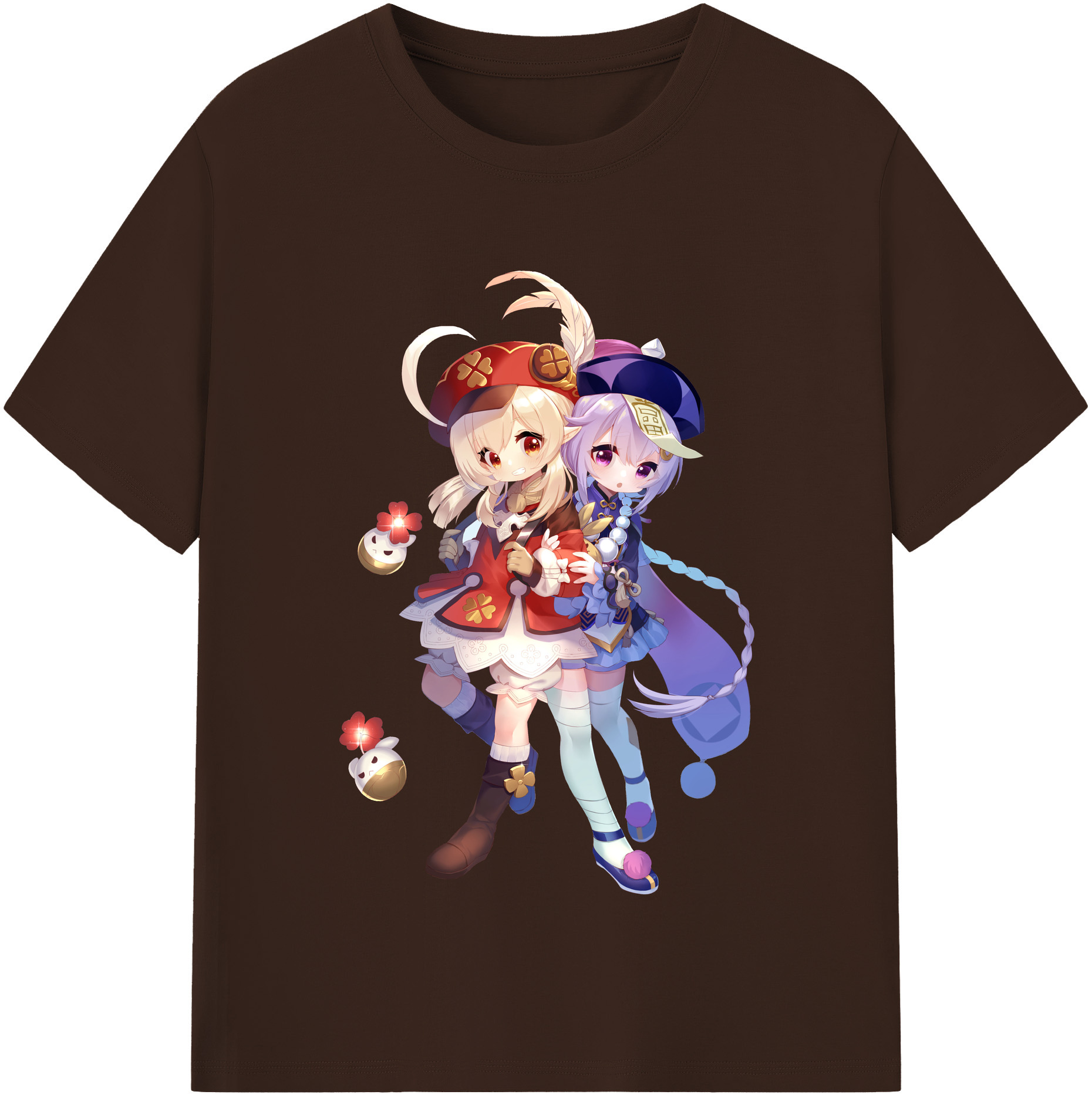 げんし神 七七 なな  genshin Nana 綿100％半袖Tシャツ（フロントプリント）