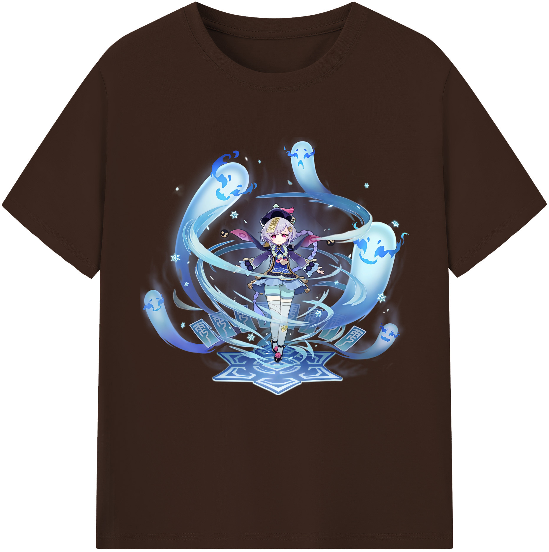 げんし神 七七 なな  genshin Nana 綿100％半袖Tシャツ（フロントプリント）