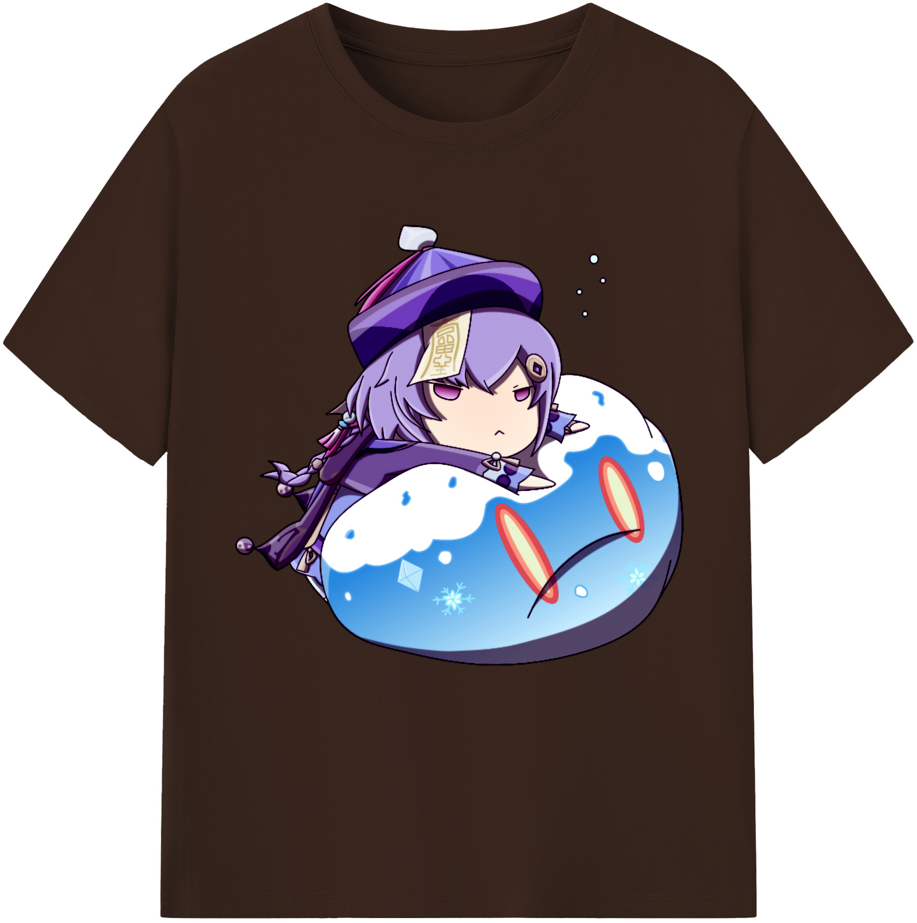 げんし神 七七 なな  genshin Nana 綿100％半袖Tシャツ（フロントプリント）