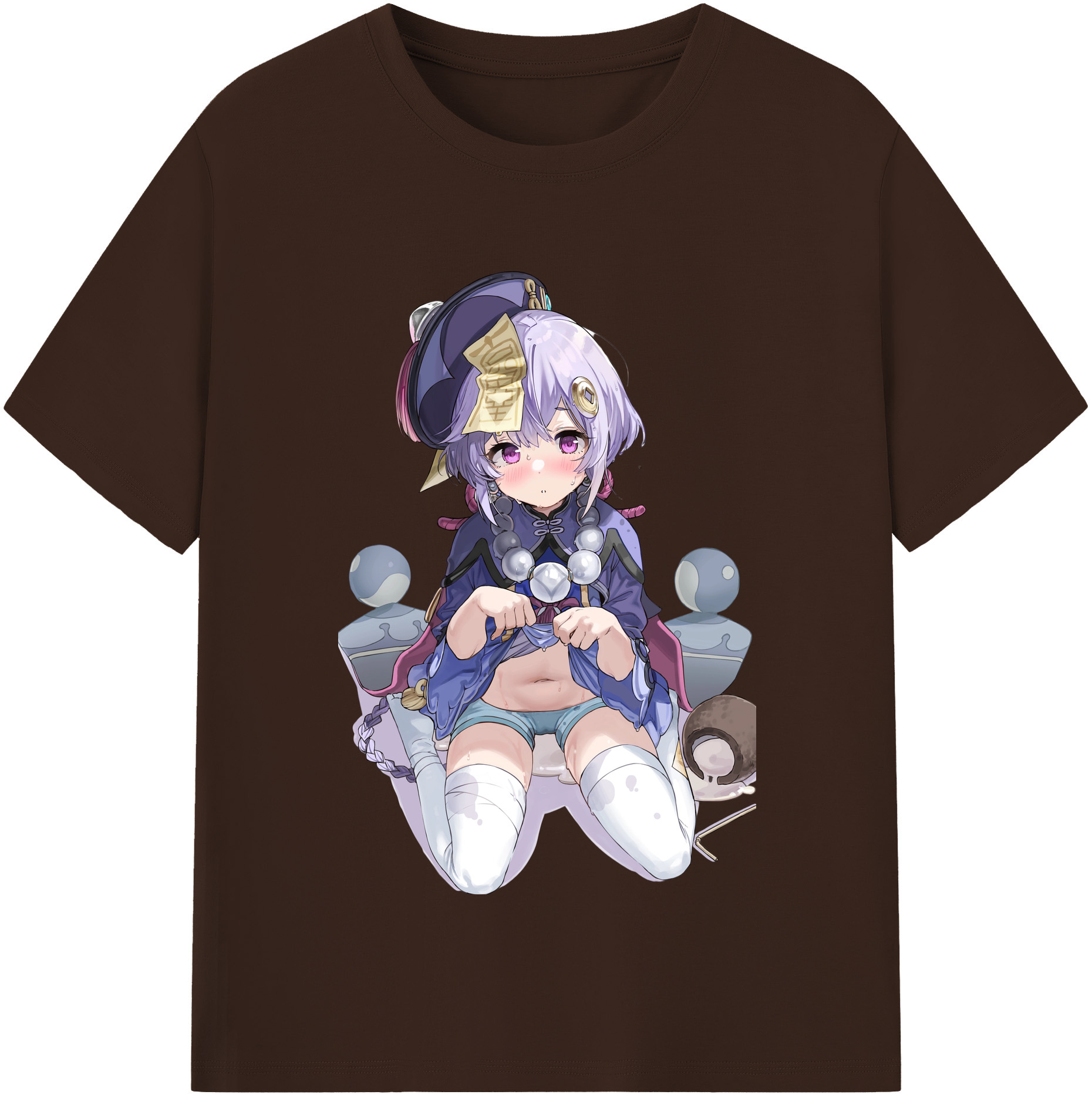 げんし神 七七 なな  genshin Nana 綿100％半袖Tシャツ（フロントプリント）