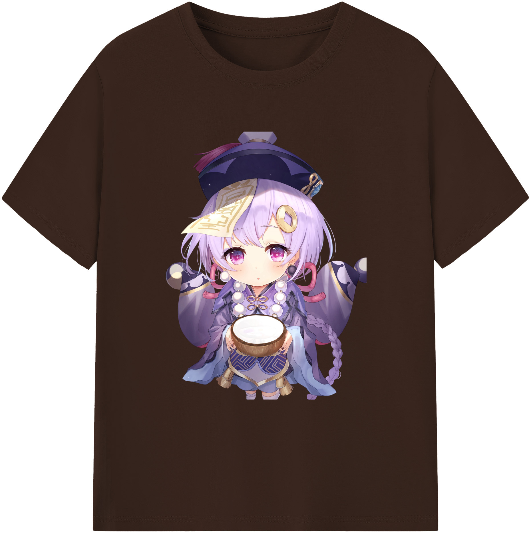 げんし神 七七 なな  genshin Nana 綿100％半袖Tシャツ（フロントプリント）