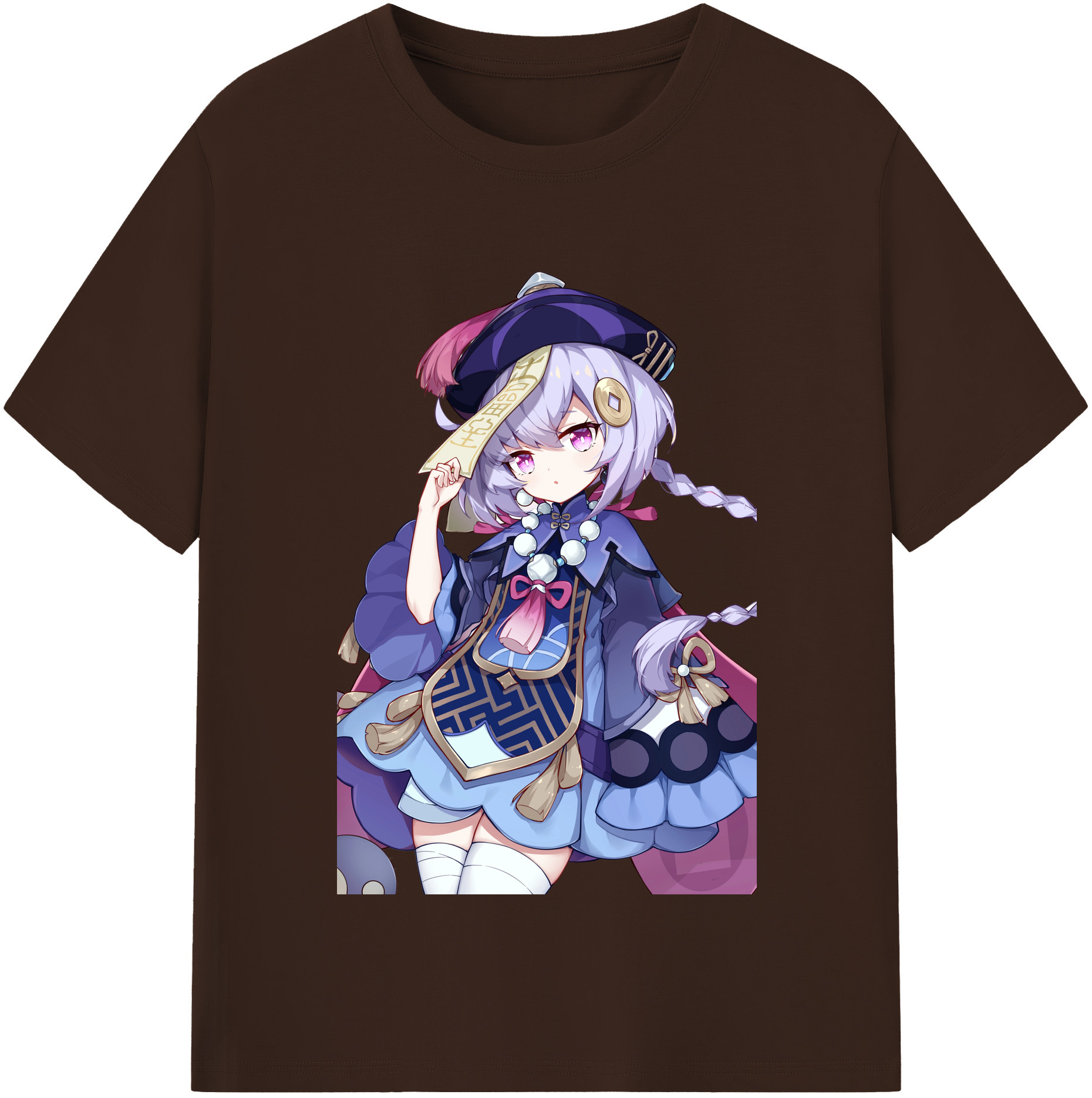 げんし神 七七 なな  genshin Nana 綿100％半袖Tシャツ（フロントプリント）