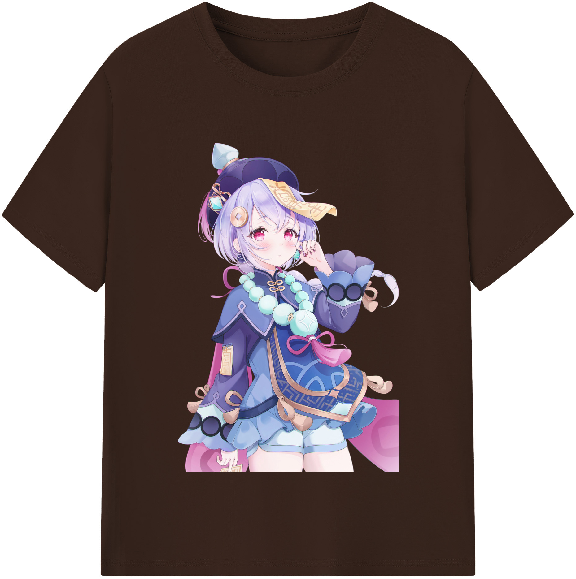 げんし神 七七 なな  genshin Nana 綿100％半袖Tシャツ（フロントプリント）