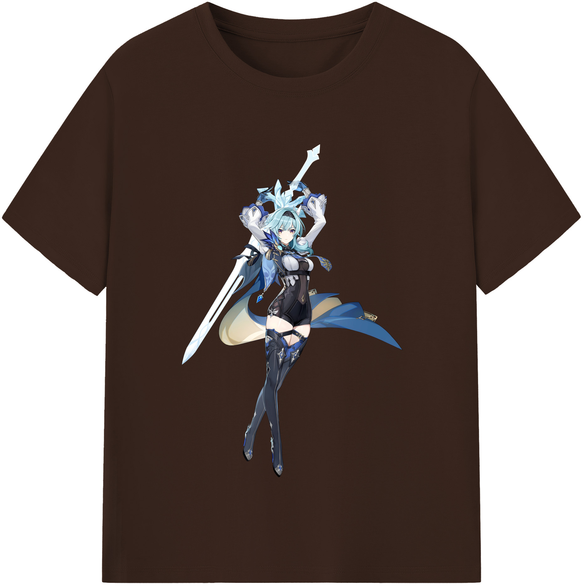 げんし神 优菈 ゆうら genshin Yūra 綿100％半袖Tシャツ（フロントプリント）