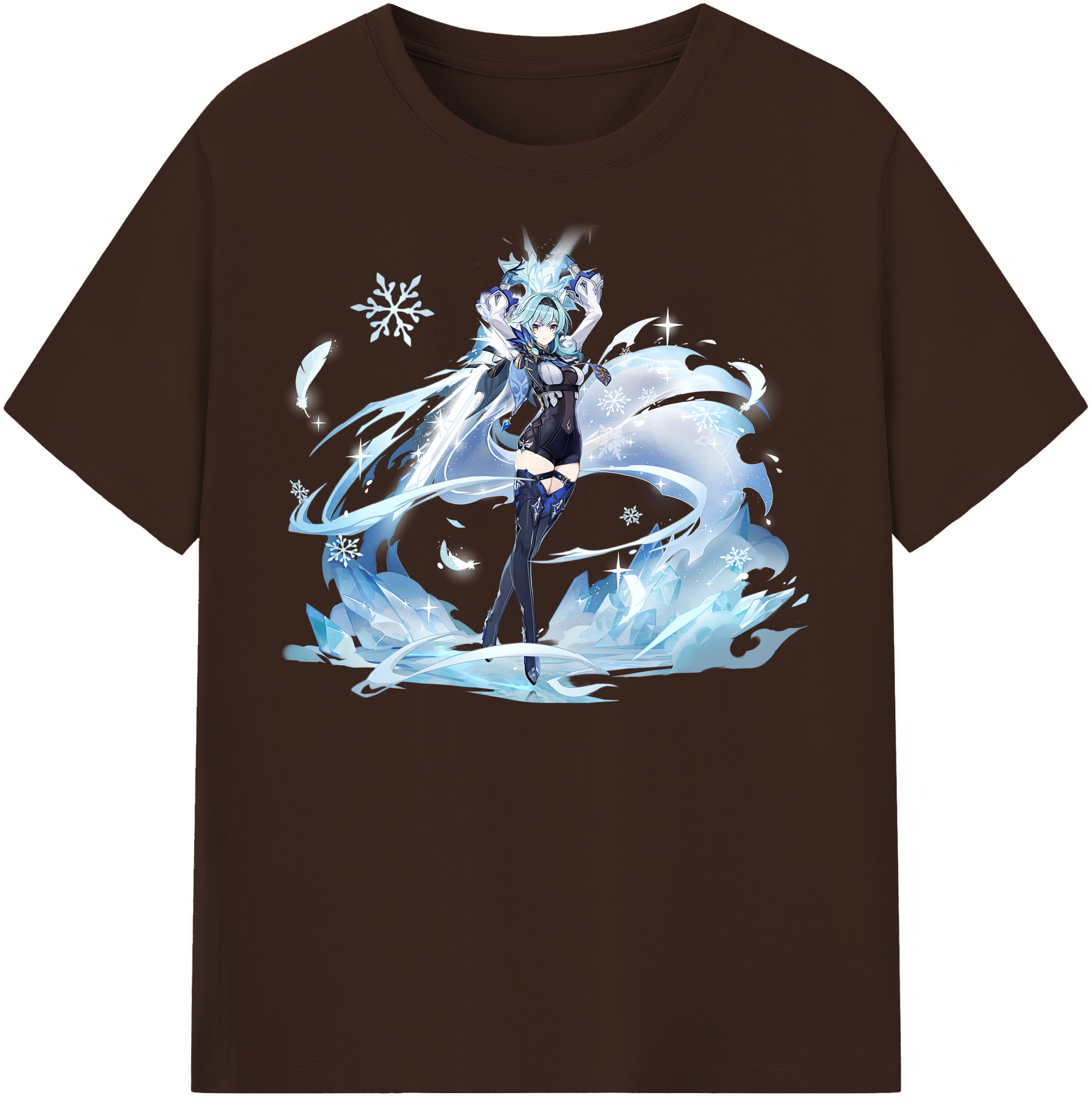 げんし神 优菈 ゆうら genshin Yūra 綿100％半袖Tシャツ（フロントプリント）