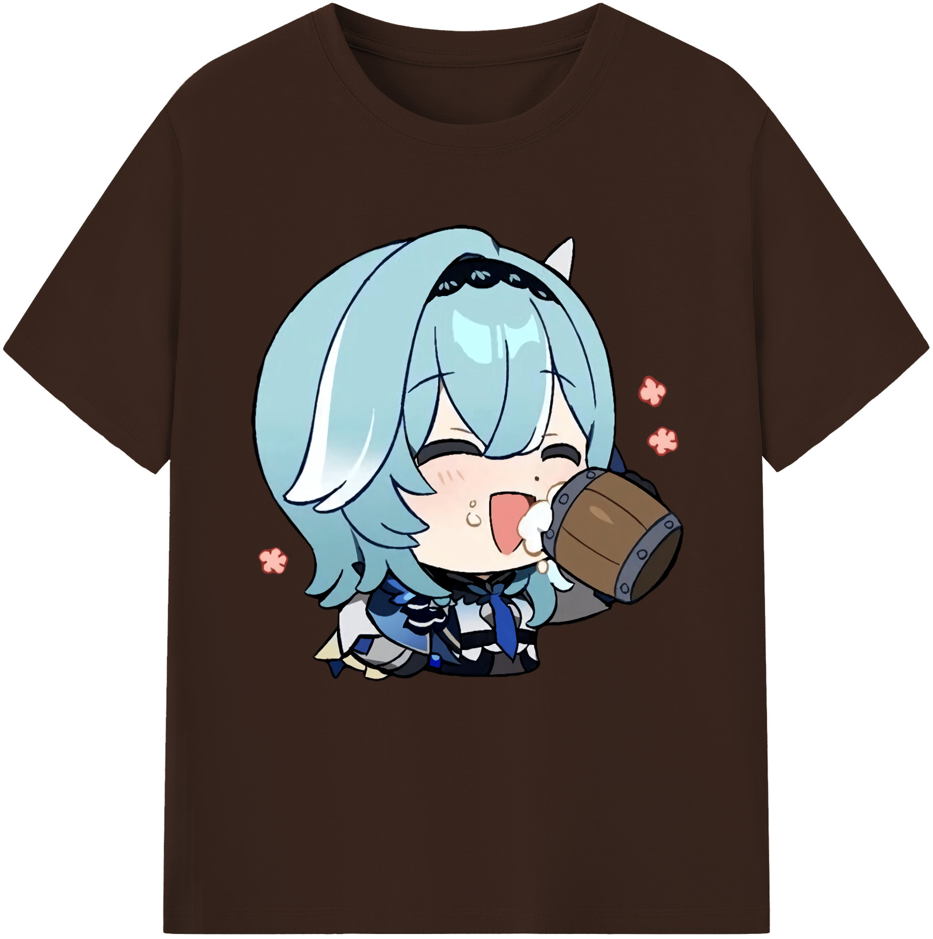 げんし神 优菈 ゆうら genshin Yūra 綿100％半袖Tシャツ（フロントプリント）
