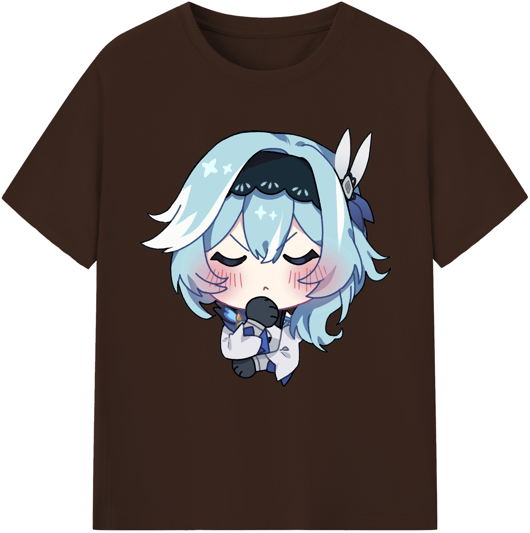 げんし神 优菈 ゆうら genshin Yūra 綿100％半袖Tシャツ（フロントプリント）