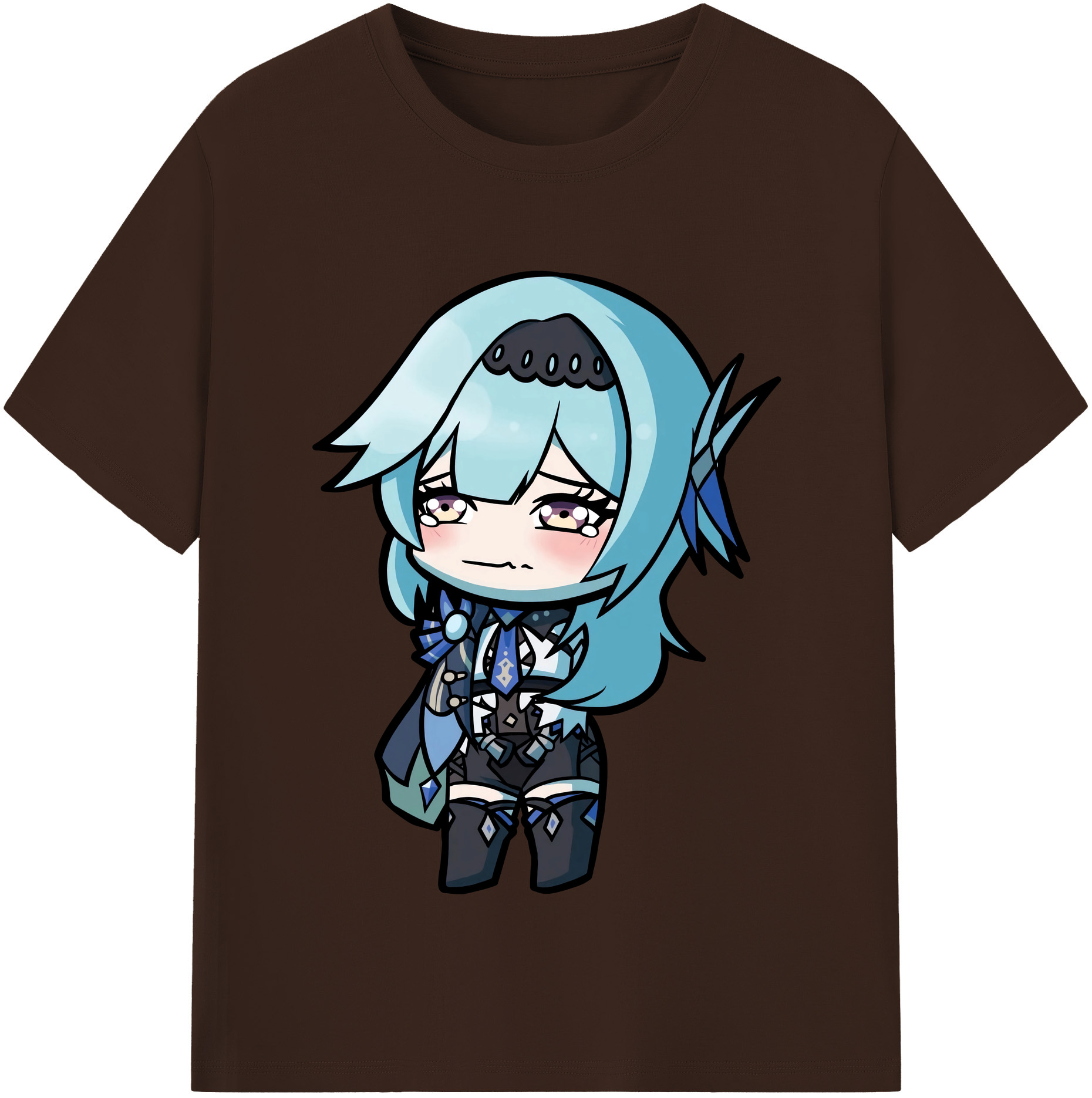 げんし神 优菈 ゆうら genshin Yūra 綿100％半袖Tシャツ（フロントプリント）
