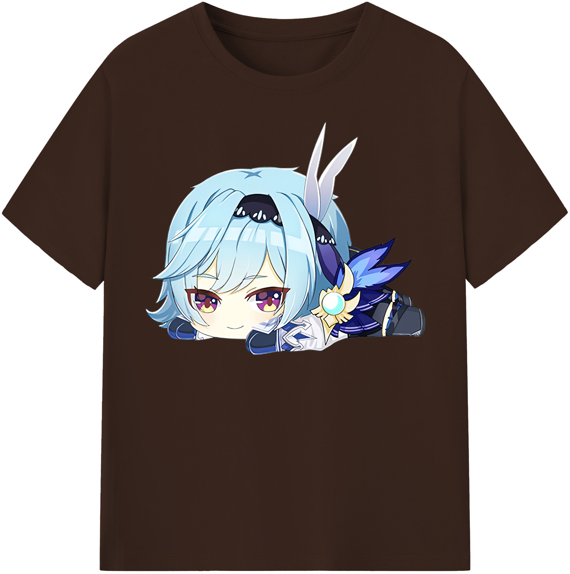 げんし神 优菈 ゆうら genshin Yūra 綿100％半袖Tシャツ（フロントプリント）