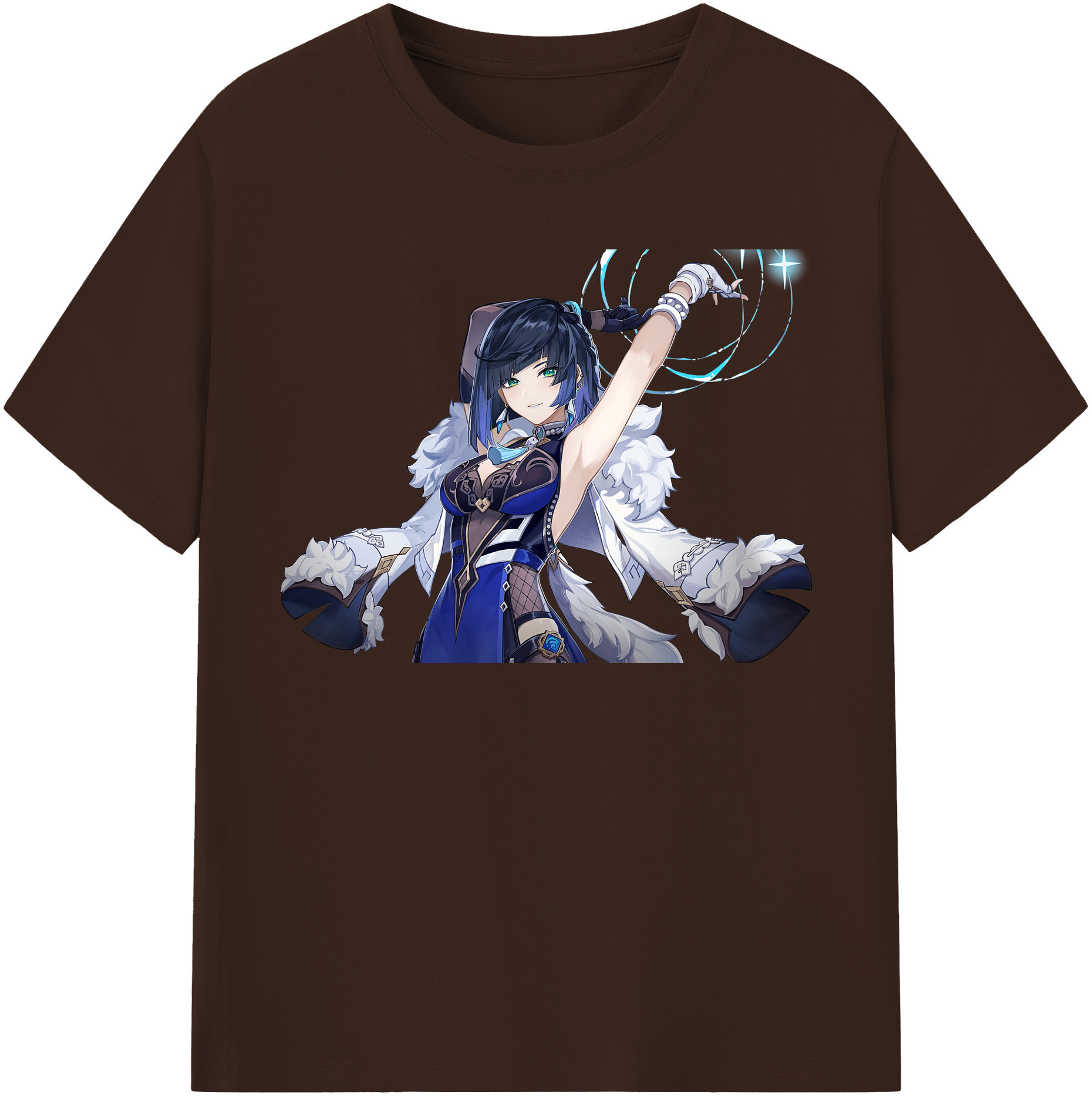 げんし神 夜兰 やらん genshin Yaran 綿100％半袖Tシャツ（フロントプリント）