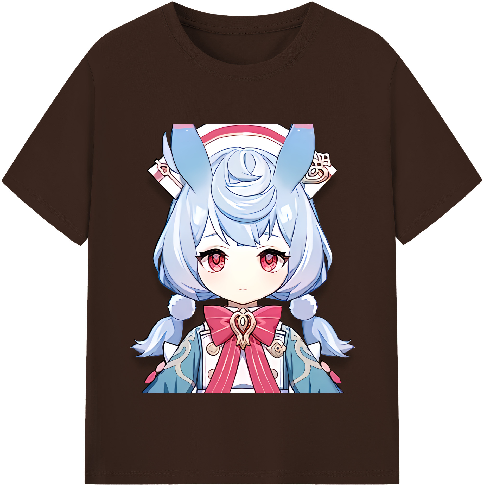 げんし神 シゲウィン genshin Shigewin 綿100％半袖Tシャツ（フロントプリント）
