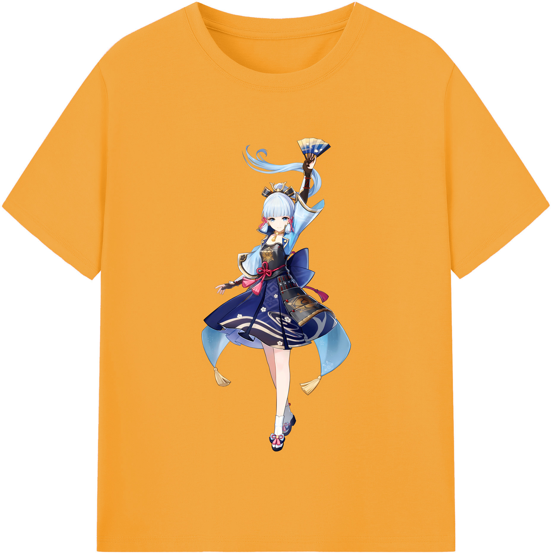 げんし神 神里綾華 神宮寺レン genshin Kamimiya Ren 綿100％半袖Tシャツ（フロントプリント）