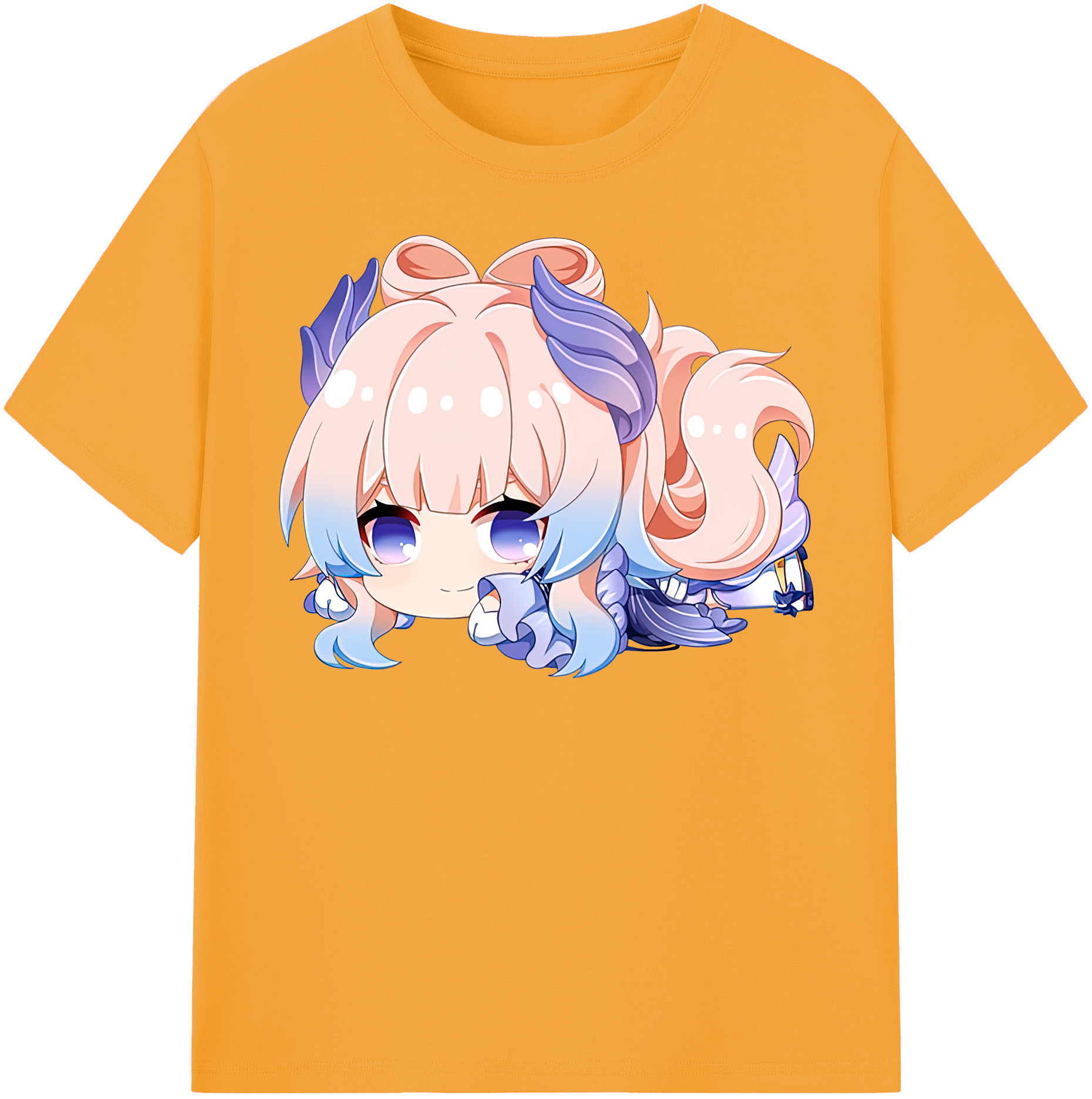 げんし神 珊瑚宮心海 サンゴノミヤ・ココミ genshin Sangonomiya Kokomi 綿100％半袖Tシャツ（フロントプリント）