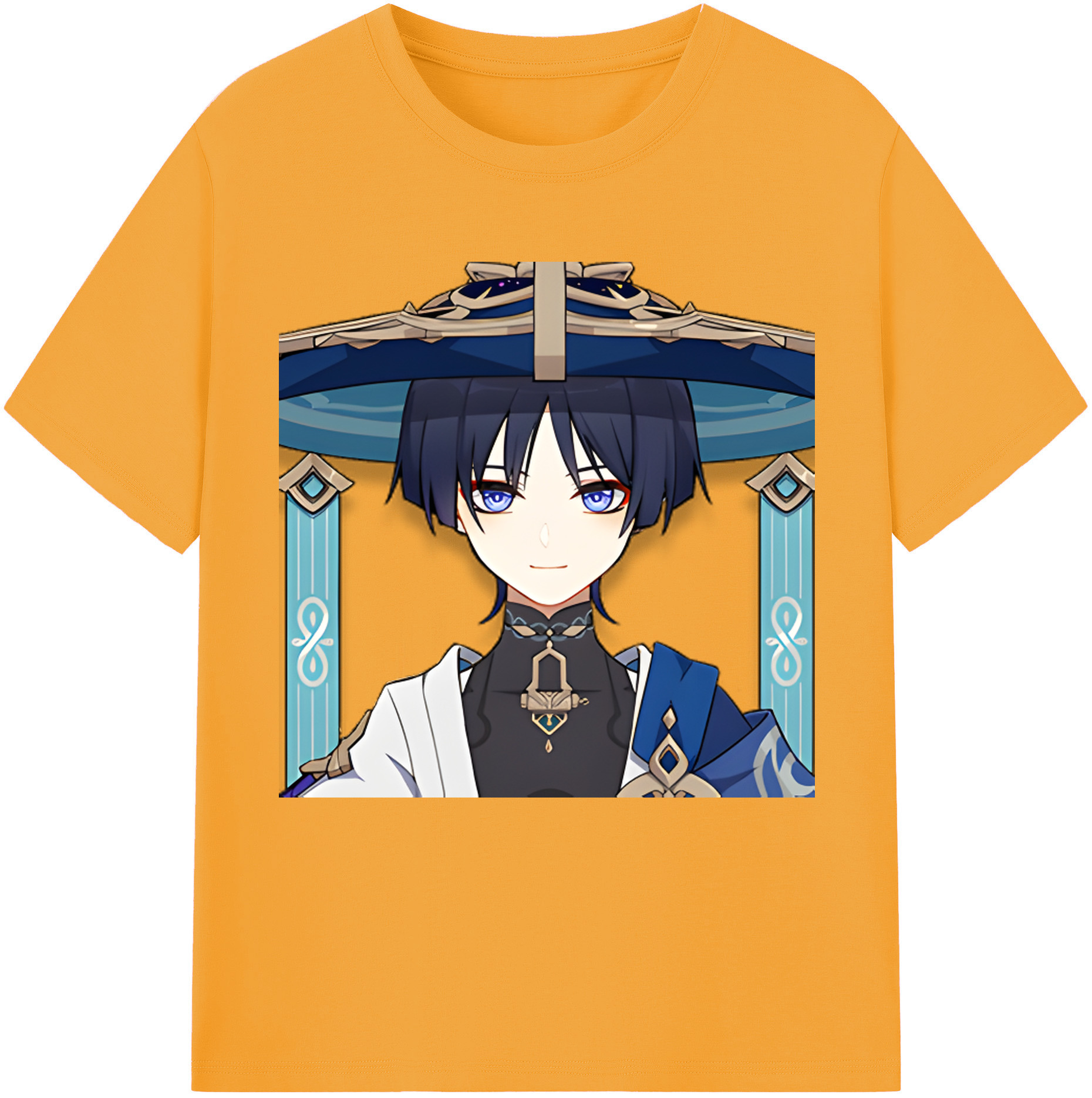 げんし神 さんペい genshin Sanpei 綿100％半袖Tシャツ（フロントプリント）