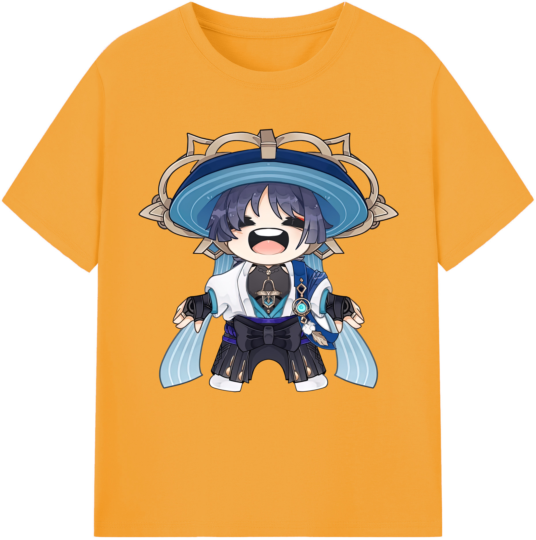 げんし神 さんペい genshin Sanpei 綿100％半袖Tシャツ（フロントプリント）