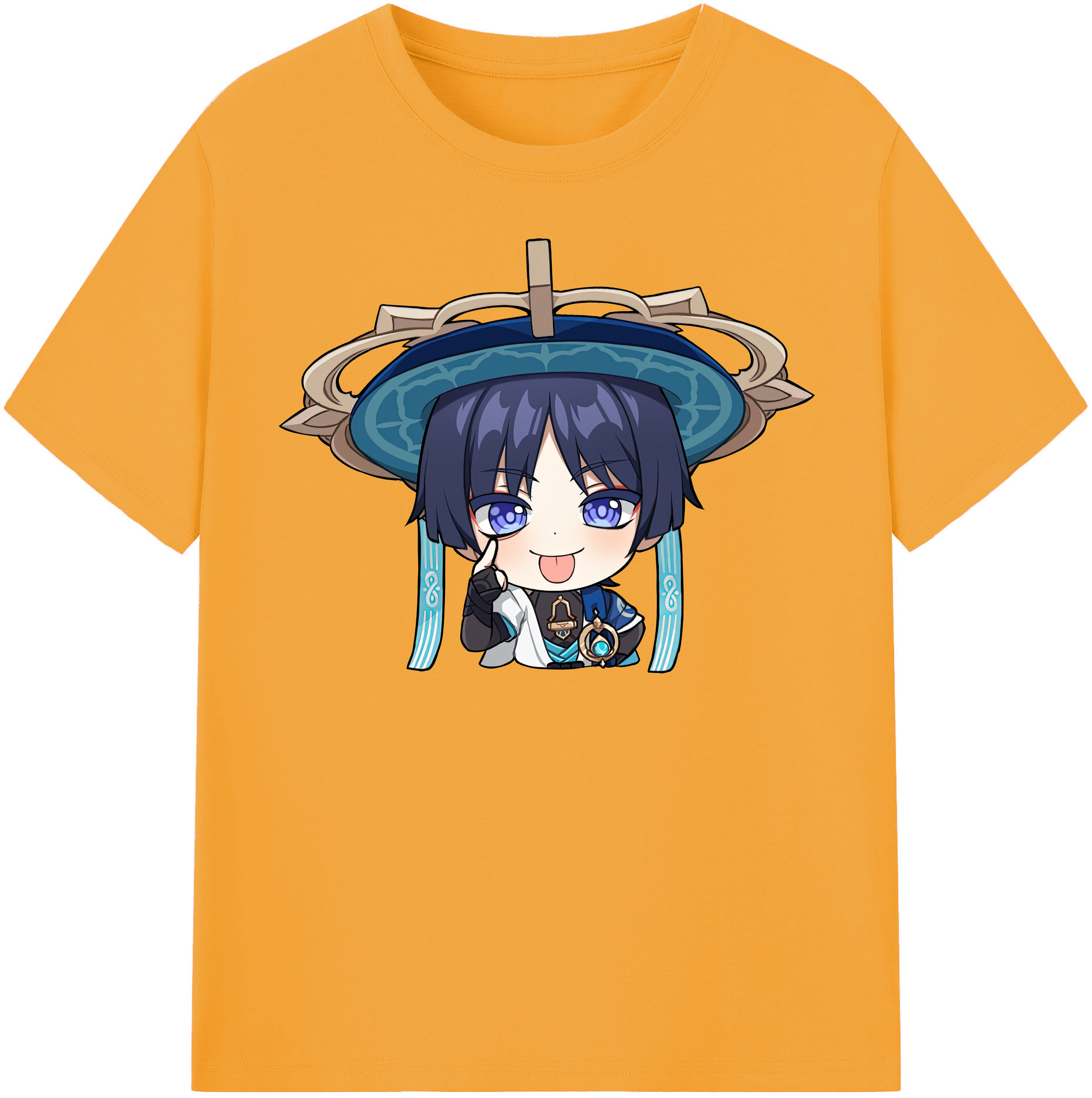げんし神 さんペい genshin Sanpei 綿100％半袖Tシャツ（フロントプリント）