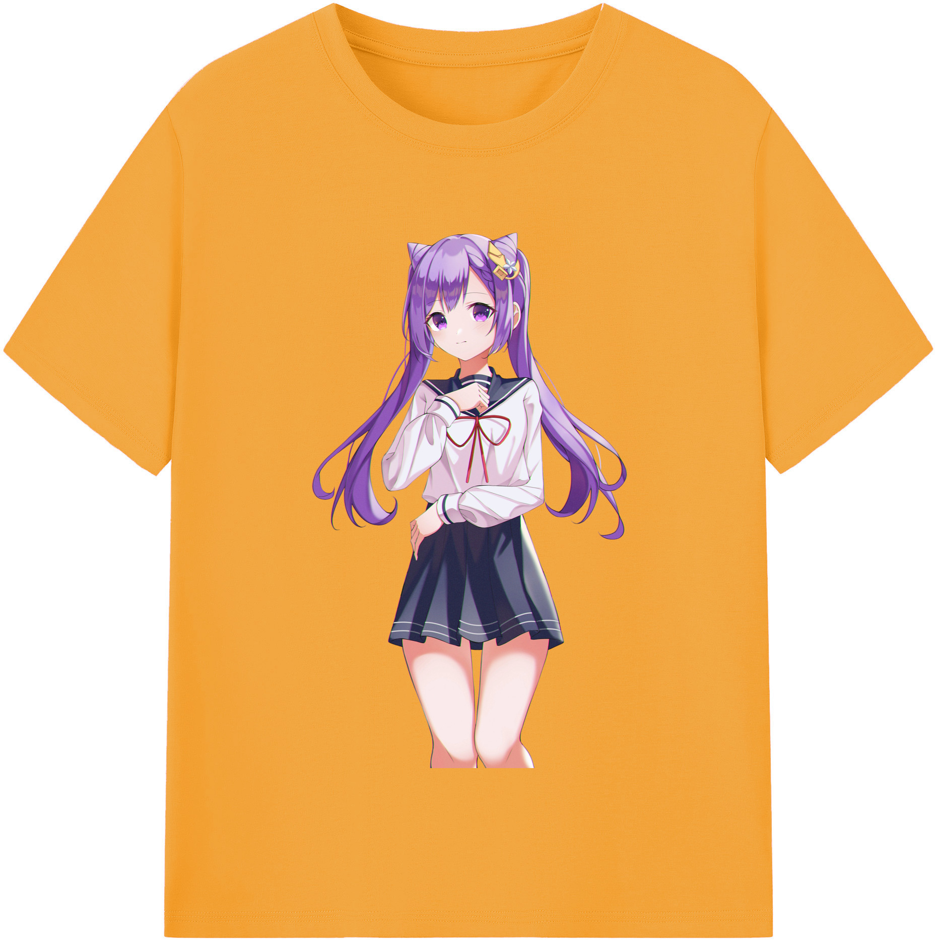 げんし神 刻晴 こくせい genshin Kokusei 綿100％半袖Tシャツ（フロントプリント）