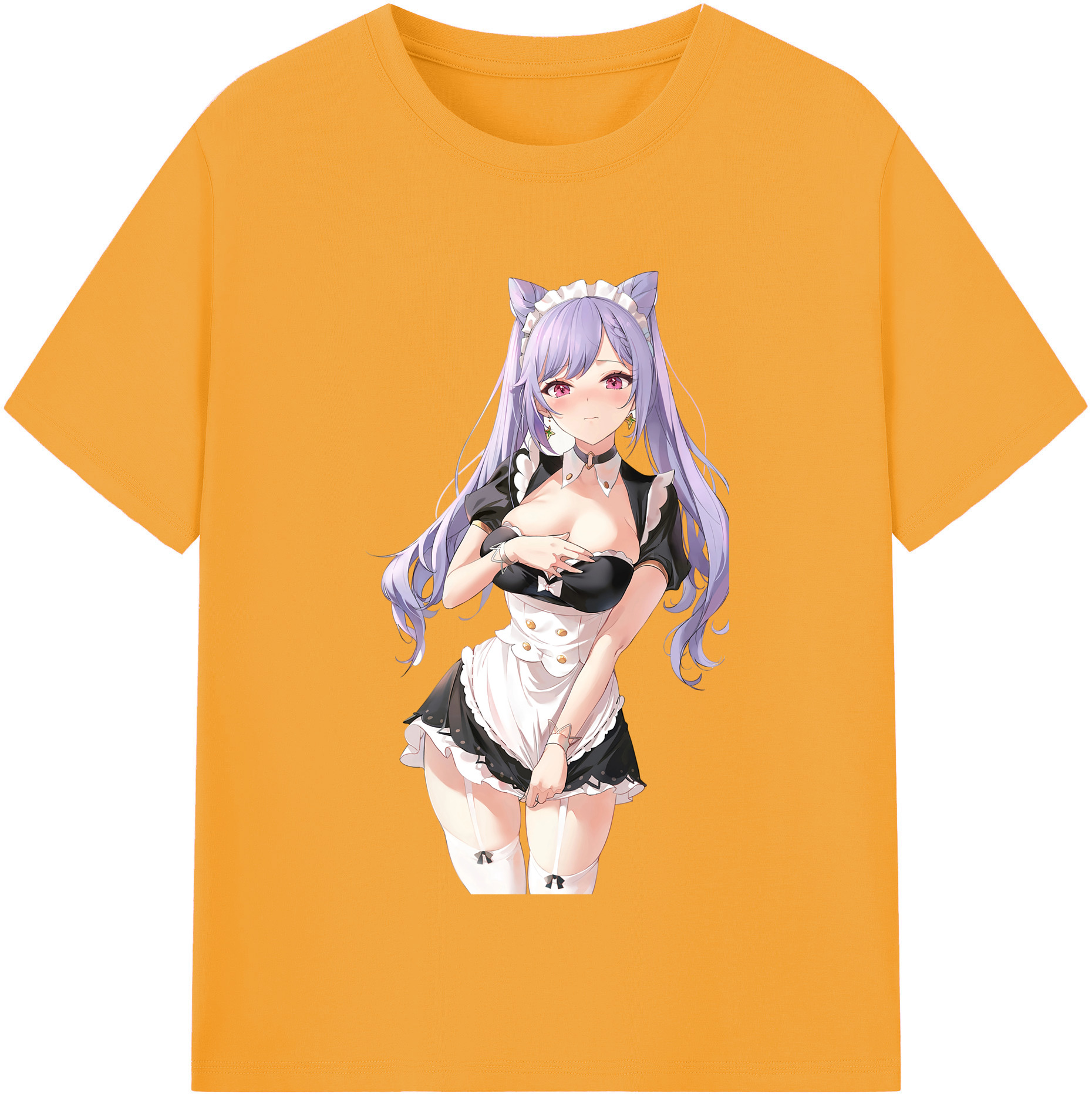 げんし神 刻晴 こくせい genshin Kokusei 綿100％半袖Tシャツ（フロントプリント）