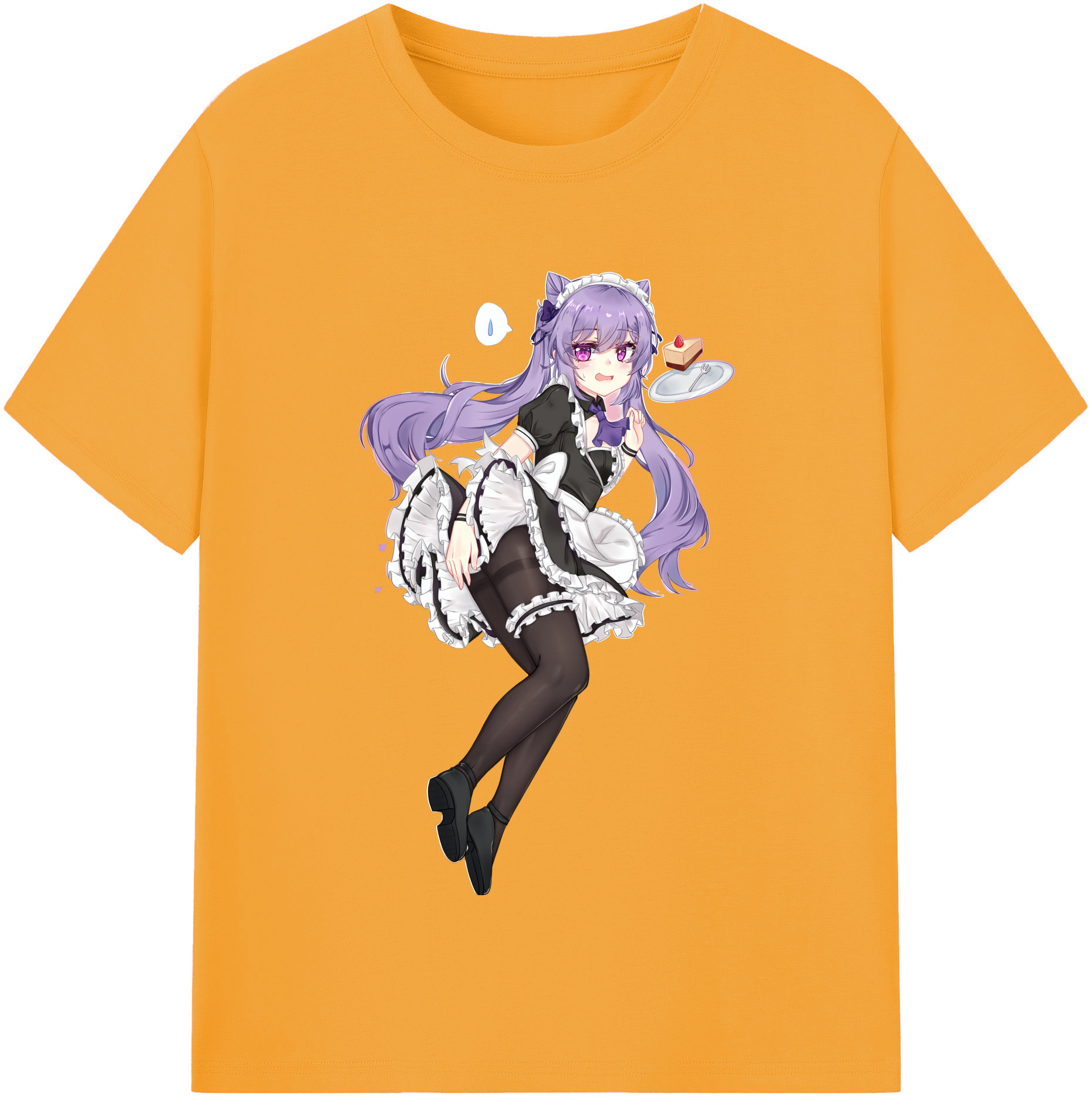 げんし神 刻晴 こくせい genshin Kokusei 綿100％半袖Tシャツ（フロントプリント）