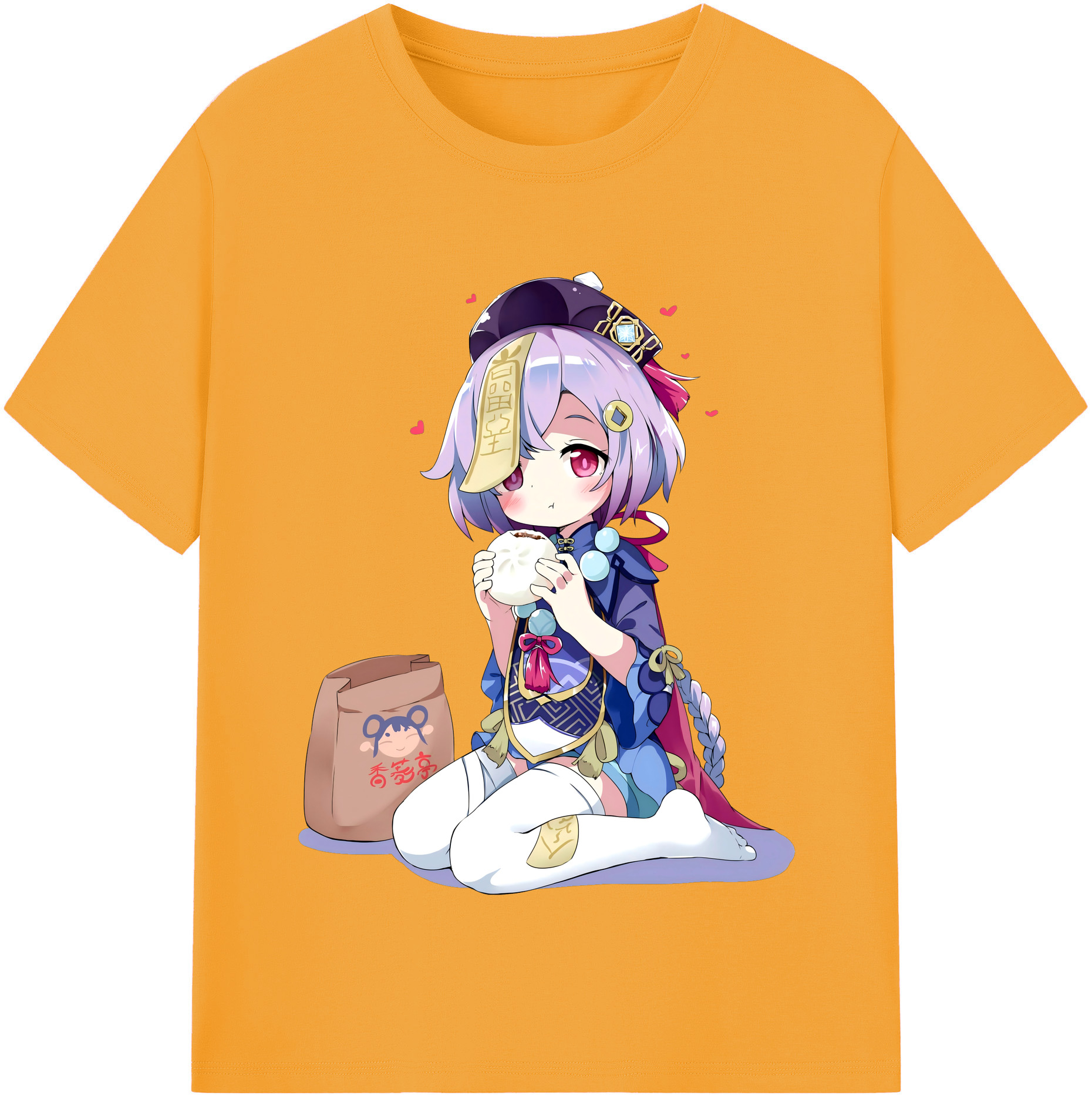 げんし神 七七 なな  genshin Nana 綿100％半袖Tシャツ（フロントプリント）
