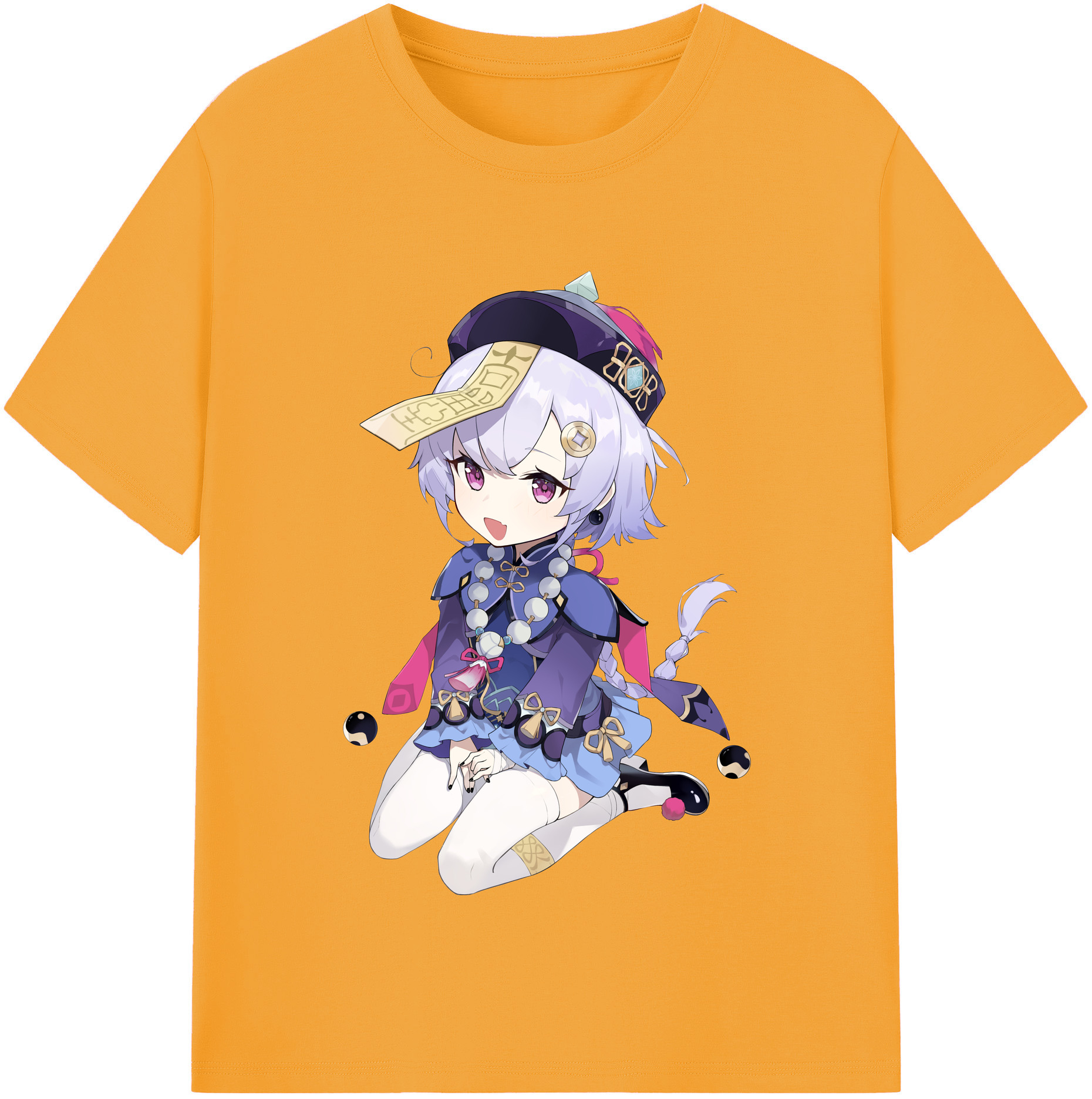 げんし神 七七 なな  genshin Nana 綿100％半袖Tシャツ（フロントプリント）