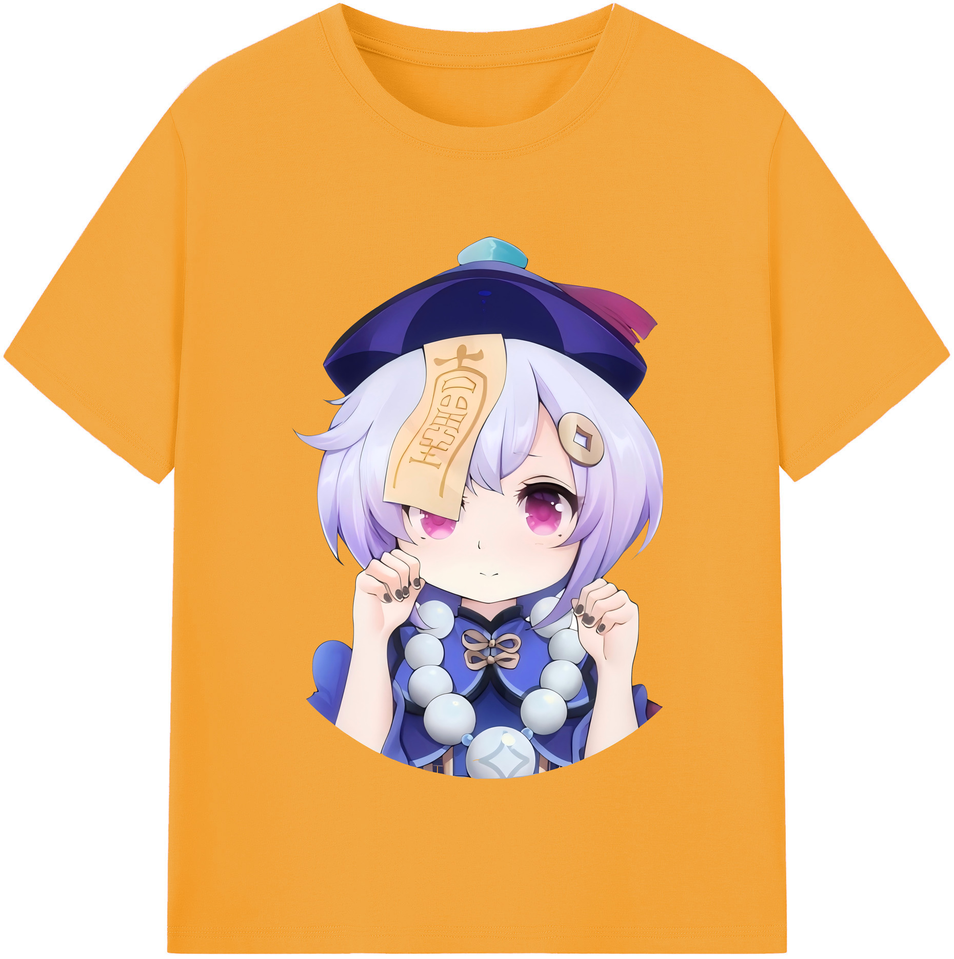 げんし神 七七 なな  genshin Nana 綿100％半袖Tシャツ（フロントプリント）