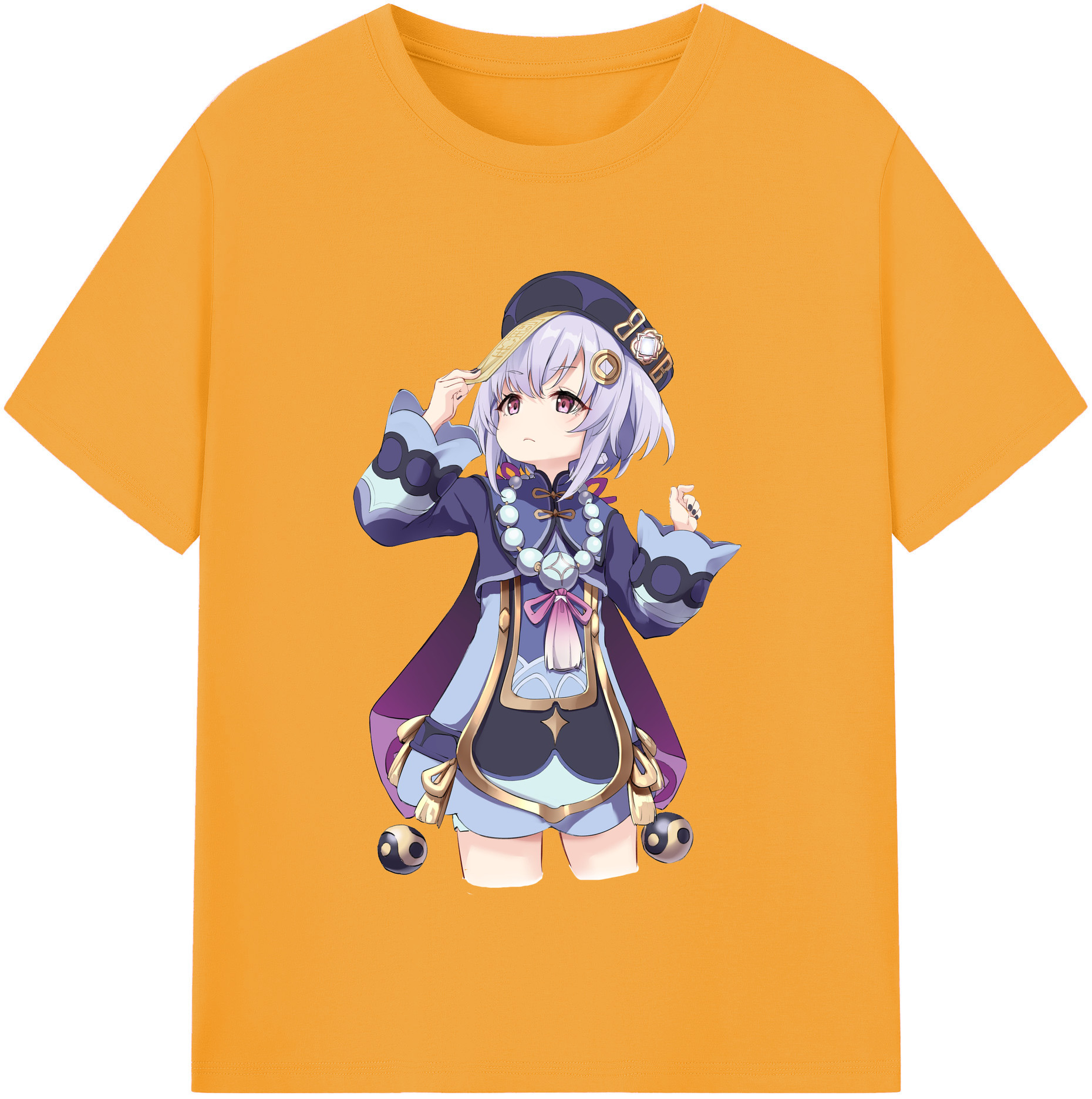げんし神 七七 なな  genshin Nana 綿100％半袖Tシャツ（フロントプリント）
