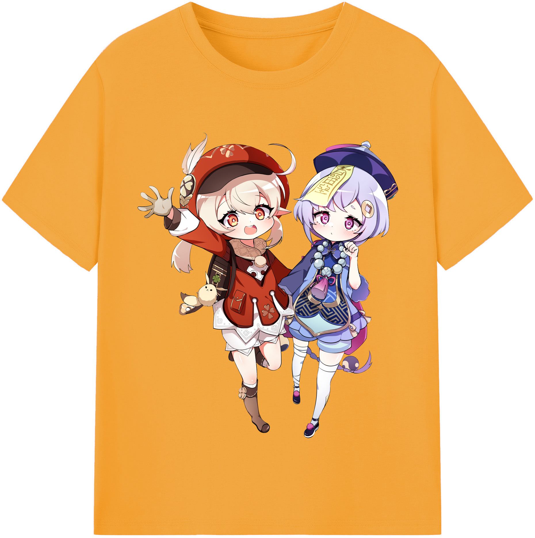 げんし神 七七 なな  genshin Nana 綿100％半袖Tシャツ（フロントプリント）