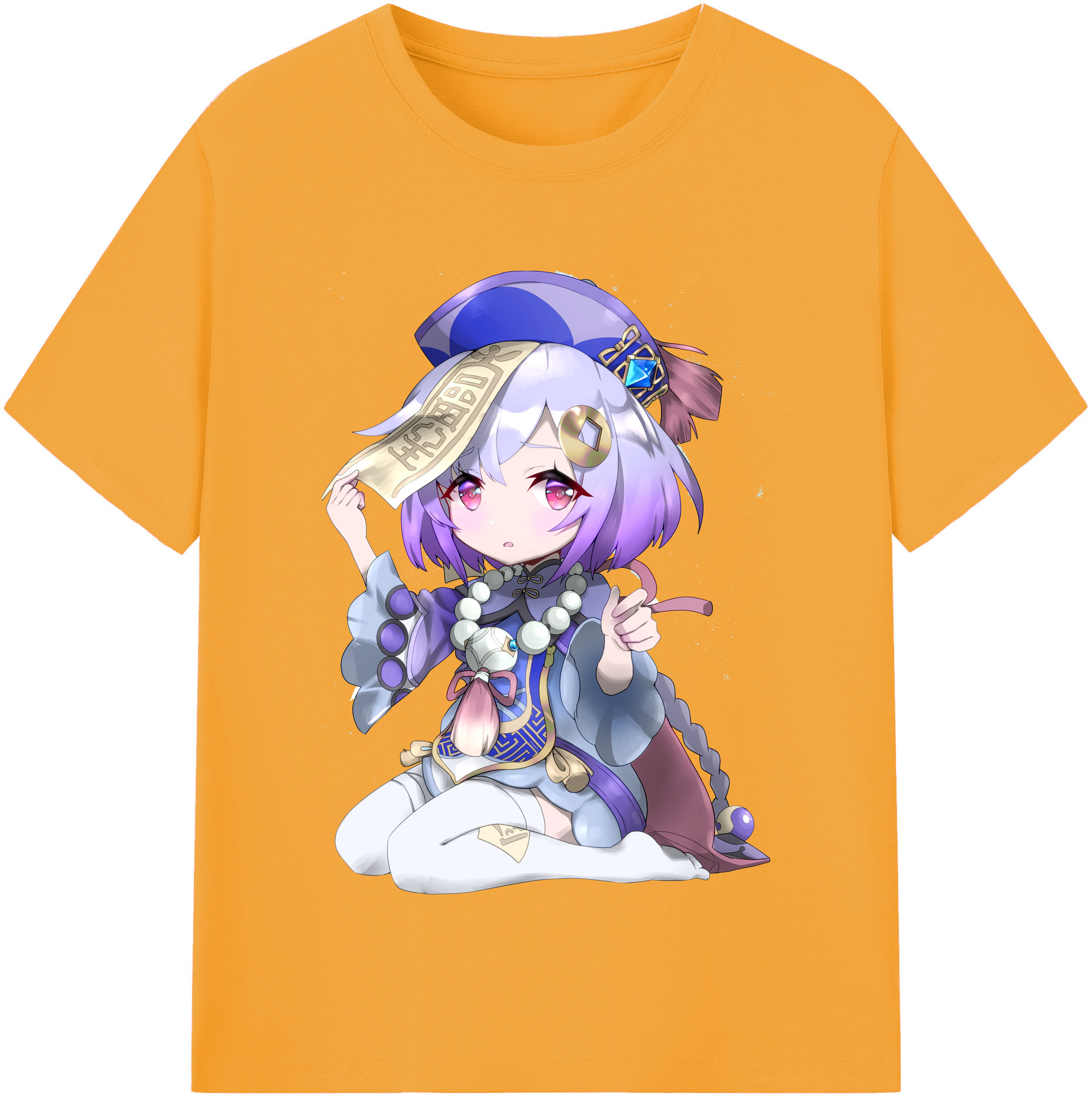 げんし神 七七 なな  genshin Nana 綿100％半袖Tシャツ（フロントプリント）