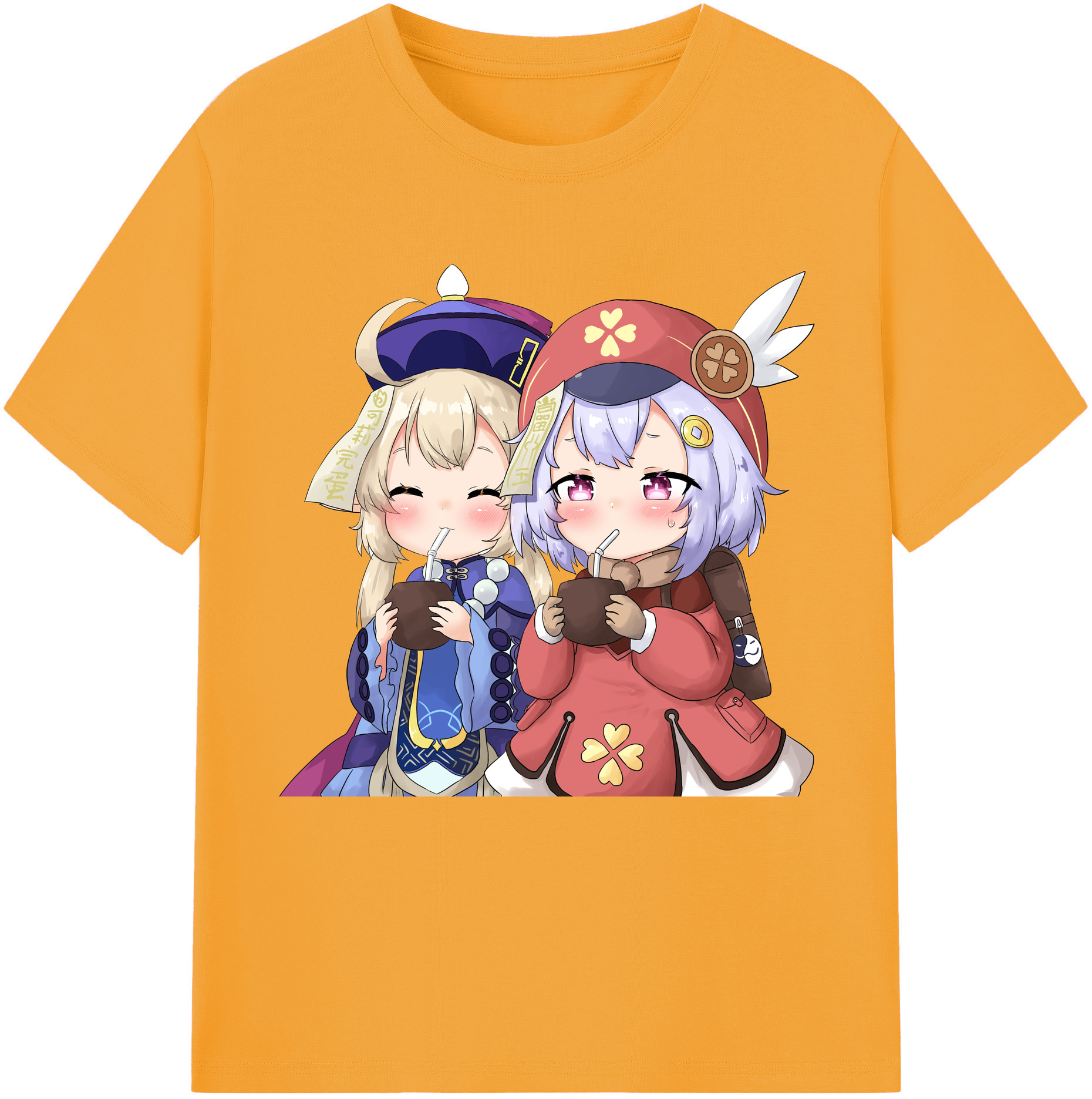 げんし神 七七 なな  genshin Nana 綿100％半袖Tシャツ（フロントプリント）