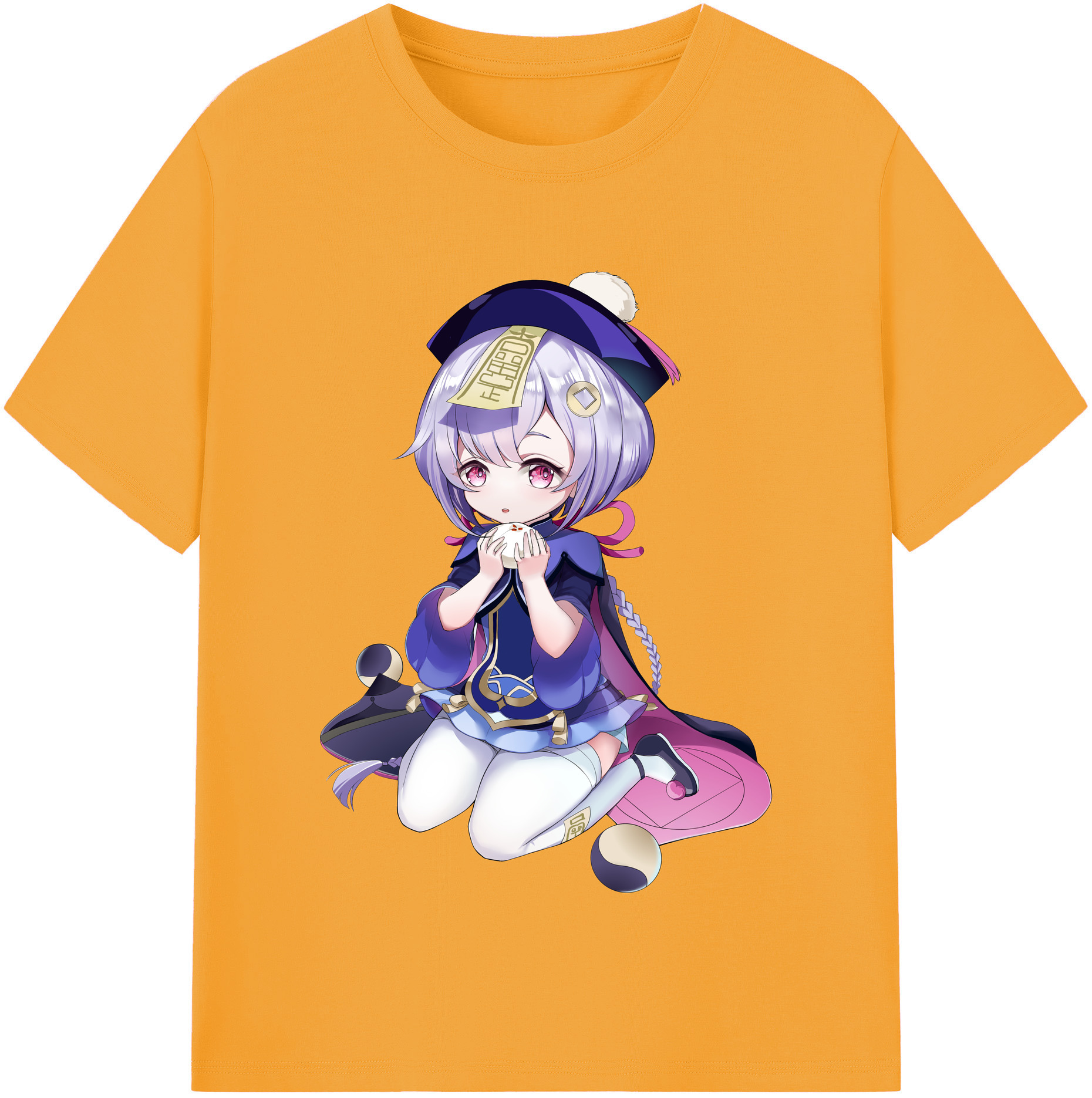 げんし神 七七 なな  genshin Nana 綿100％半袖Tシャツ（フロントプリント）