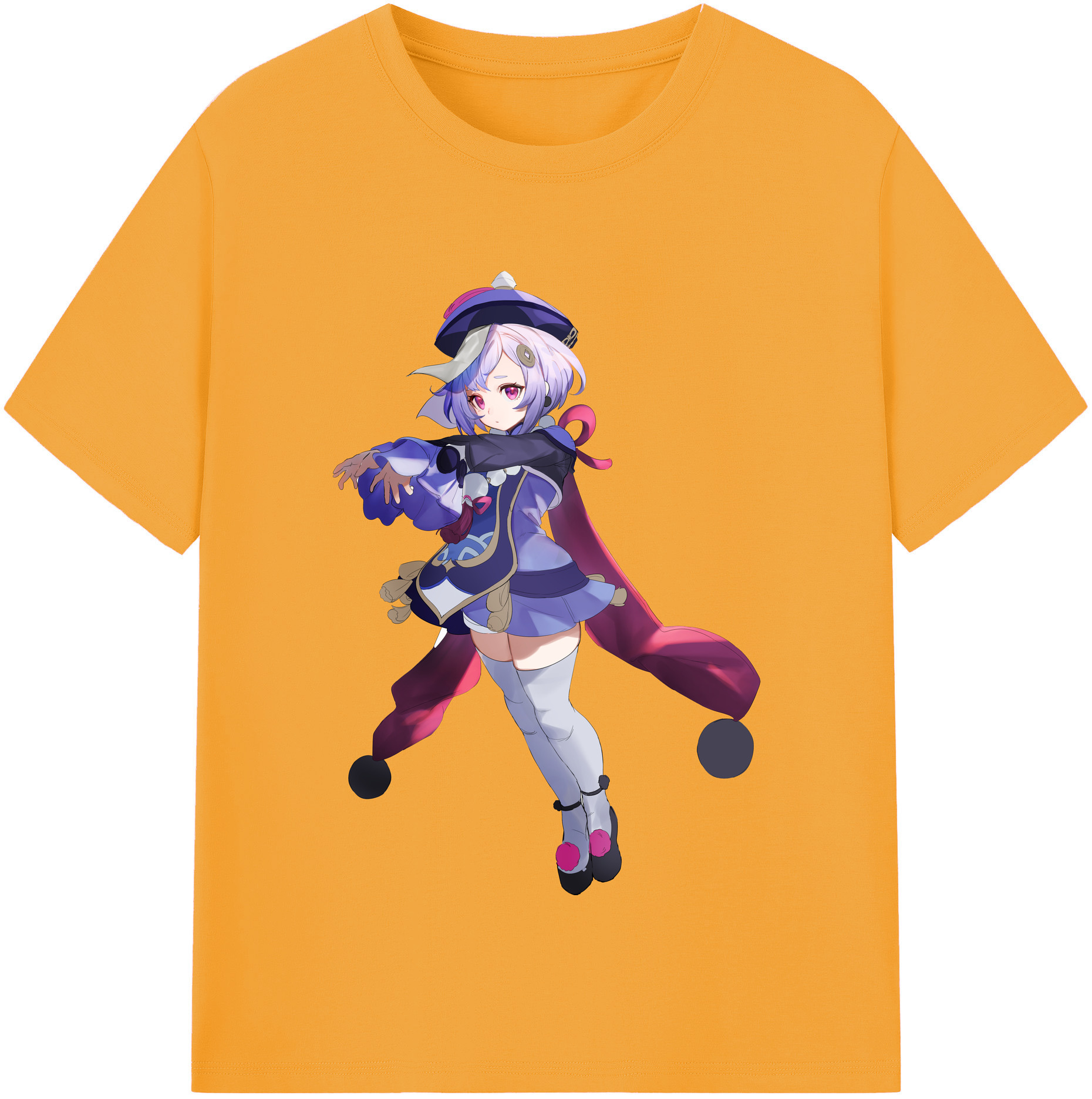げんし神 七七 なな  genshin Nana 綿100％半袖Tシャツ（フロントプリント）