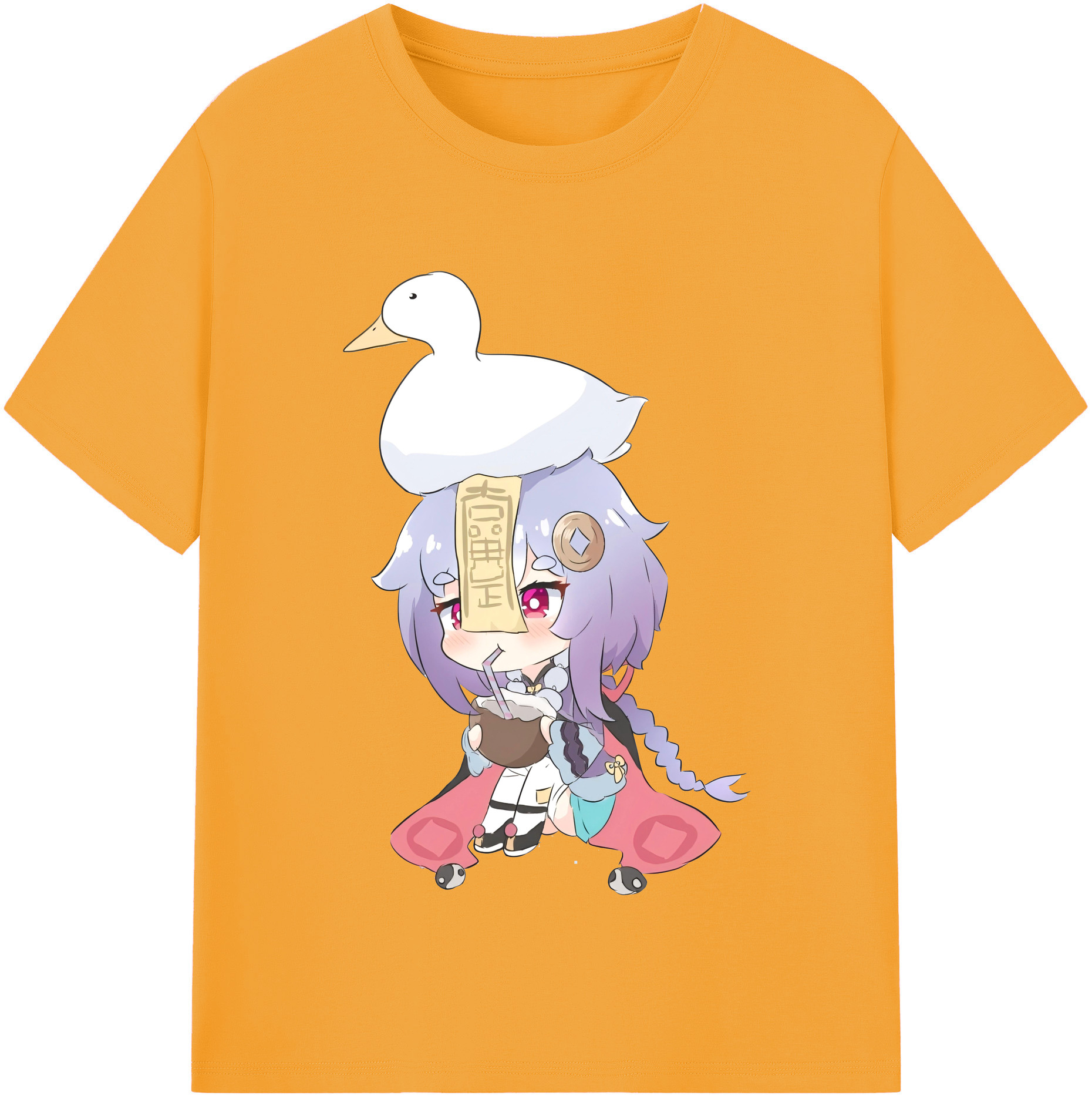 げんし神 七七 なな  genshin Nana 綿100％半袖Tシャツ（フロントプリント）