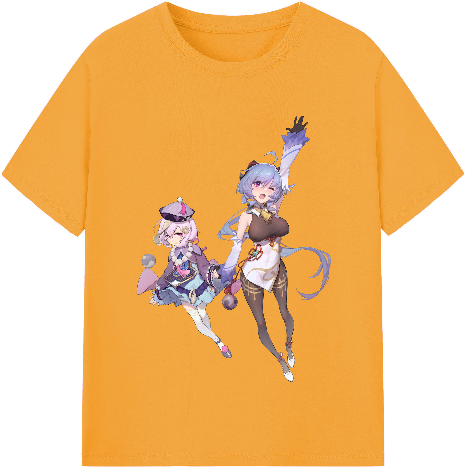 げんし神 七七 なな  genshin Nana 綿100％半袖Tシャツ（フロントプリント）