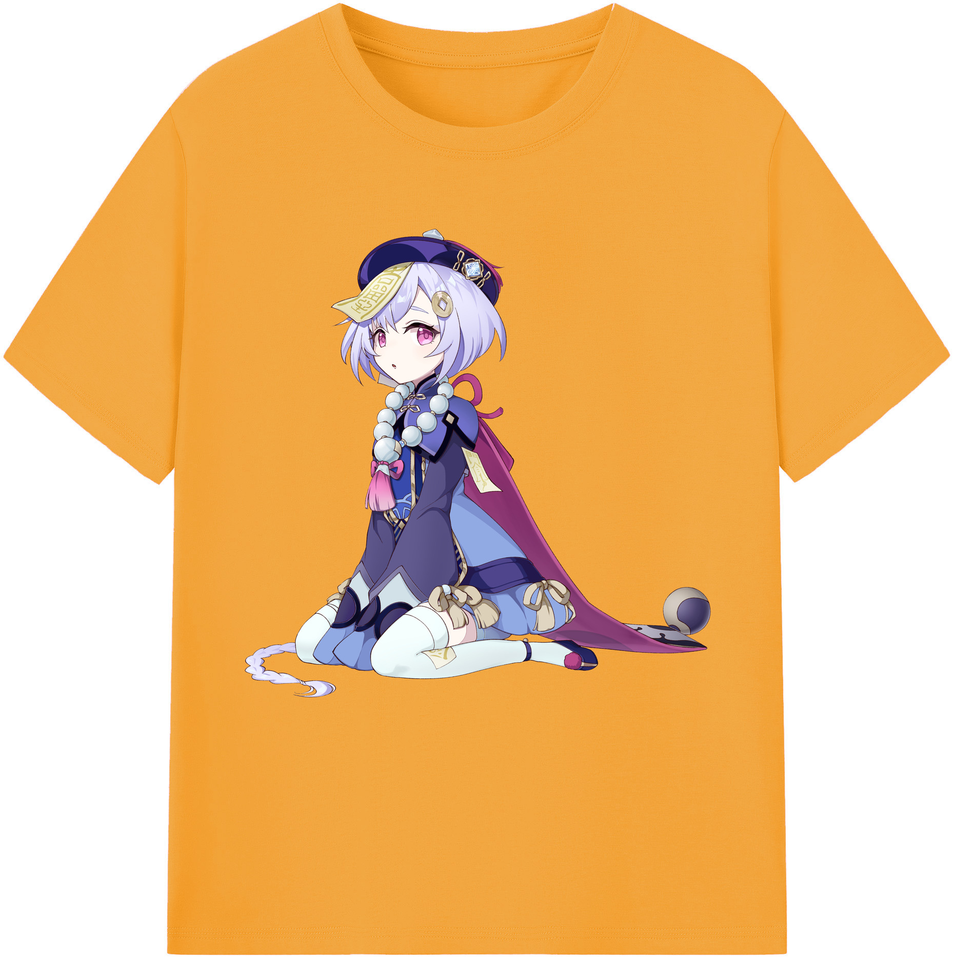 げんし神 七七 なな  genshin Nana 綿100％半袖Tシャツ（フロントプリント）