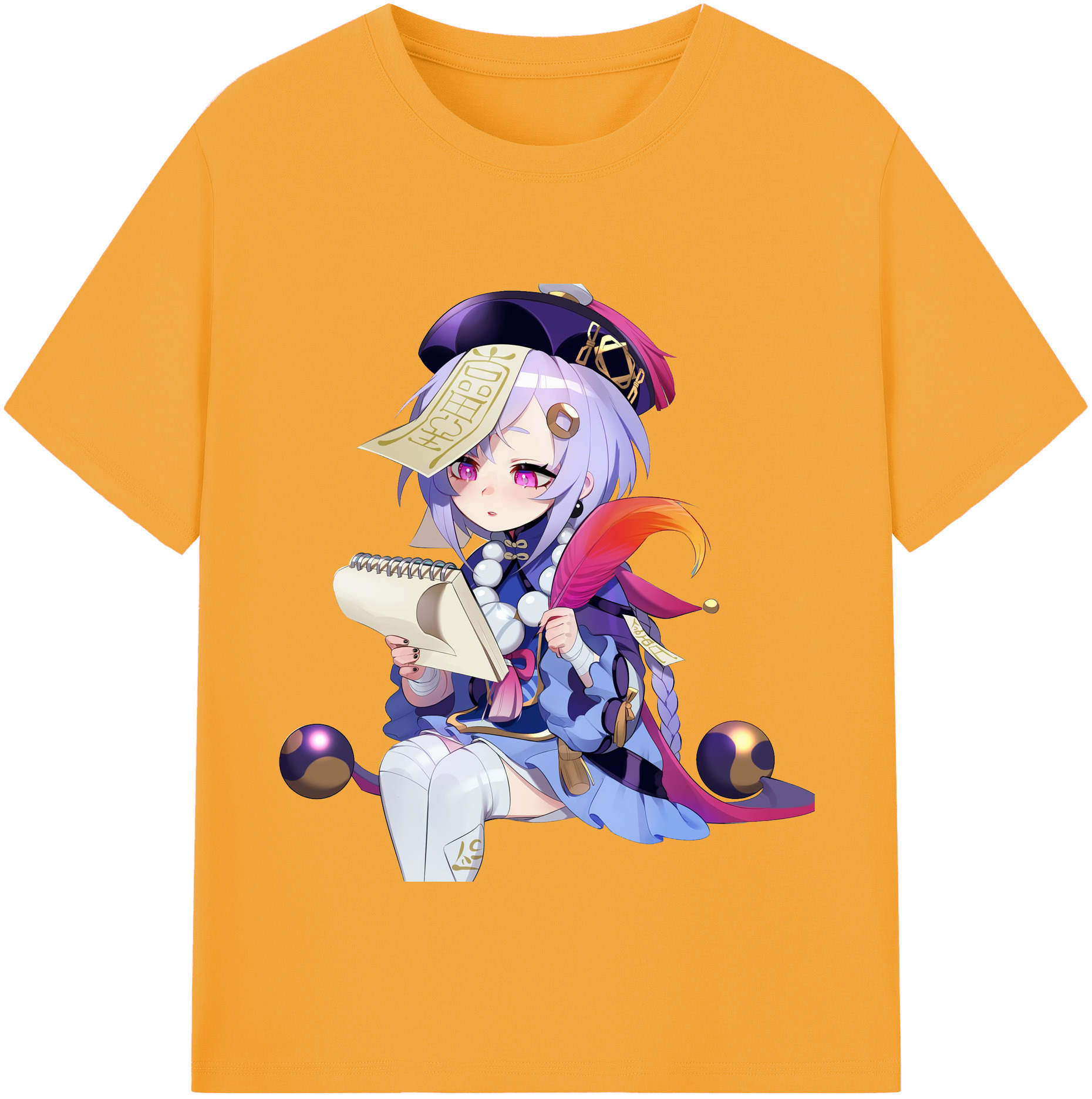げんし神 七七 なな  genshin Nana 綿100％半袖Tシャツ（フロントプリント）
