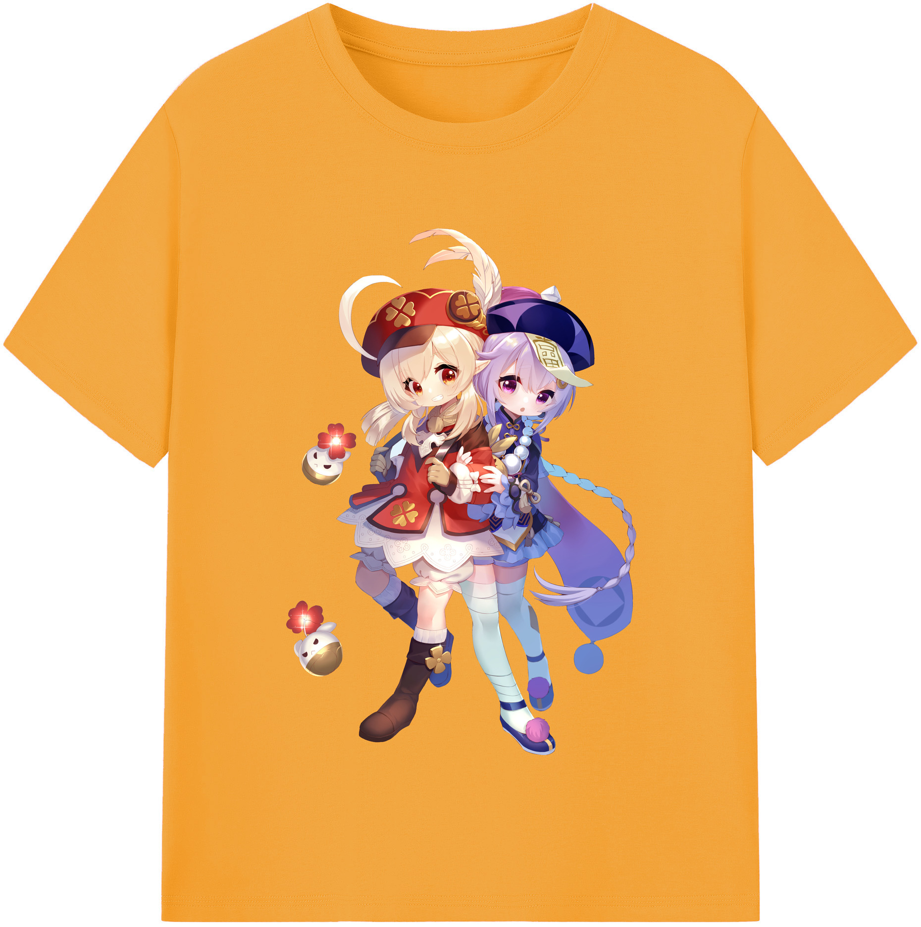げんし神 七七 なな  genshin Nana 綿100％半袖Tシャツ（フロントプリント）